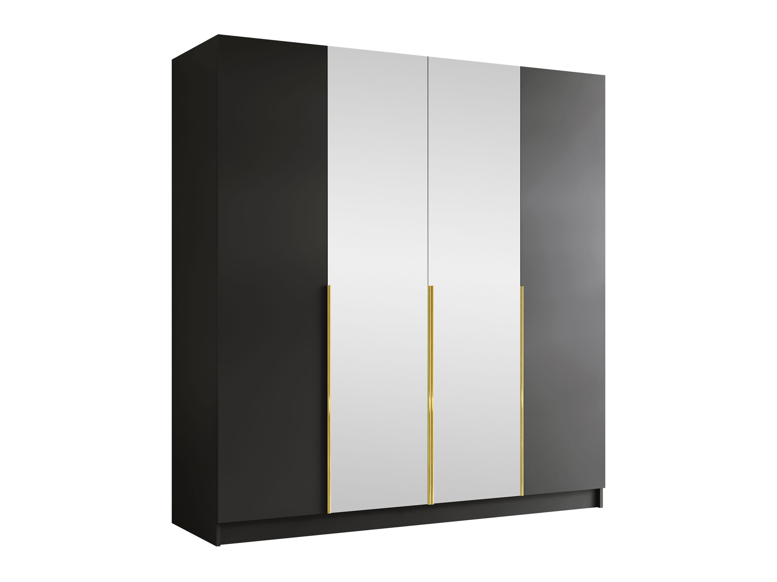 Wardrobe Closico Navor II (Black)