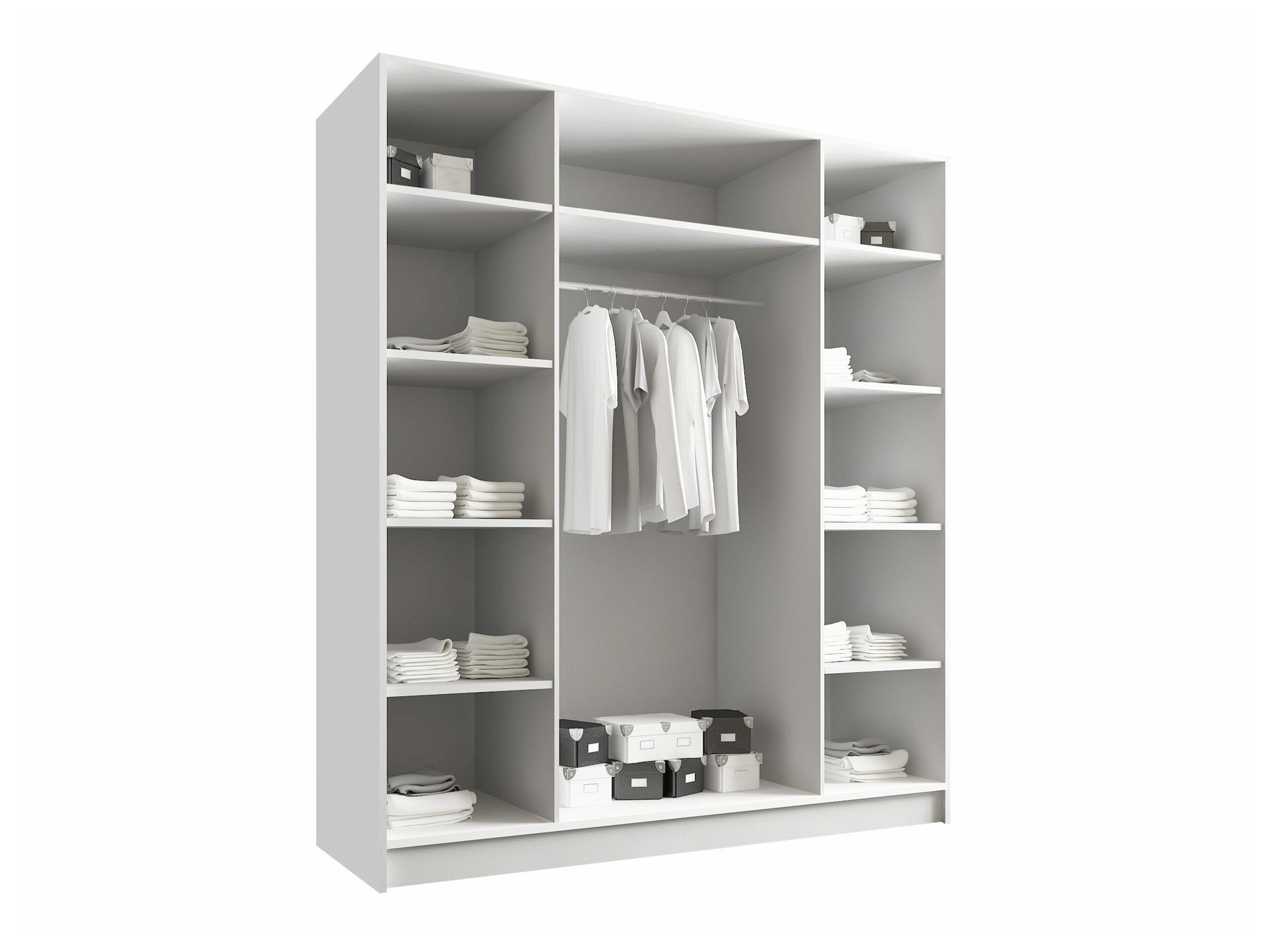 Wardrobe Closico Navor II (Black)