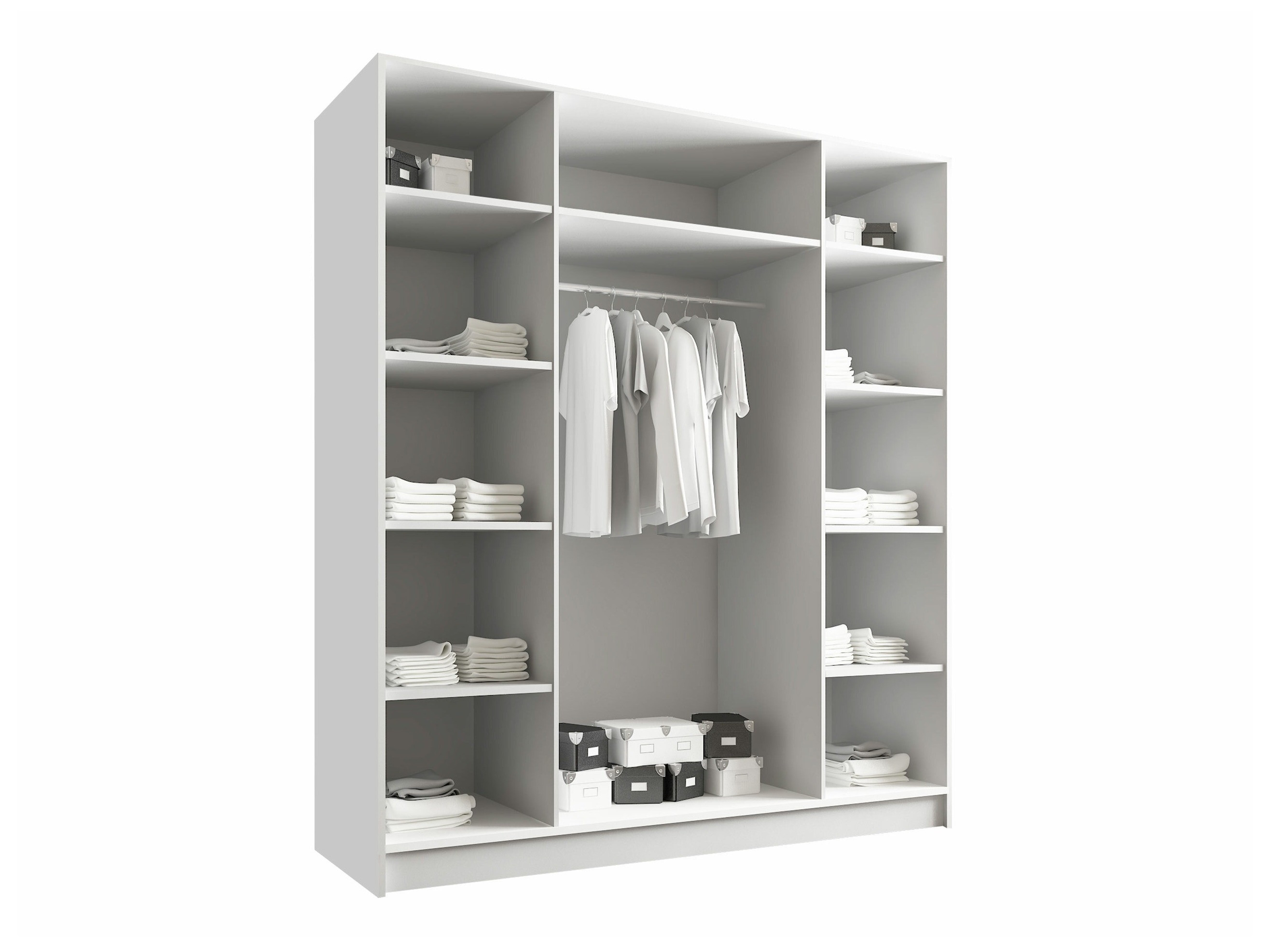 Wardrobe Closico Navor II (White)