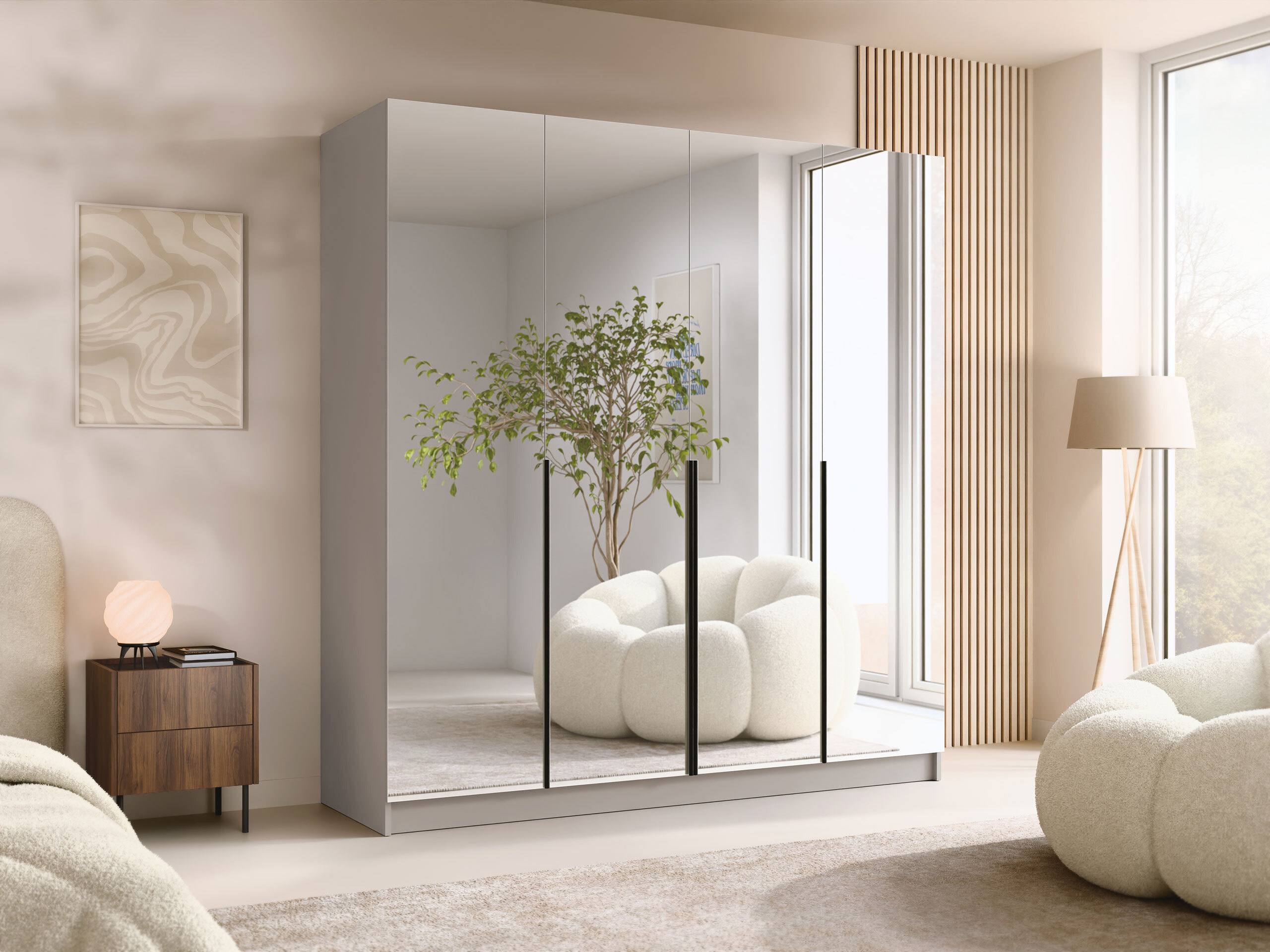 Wardrobe Closico Navor III (Cashmere)