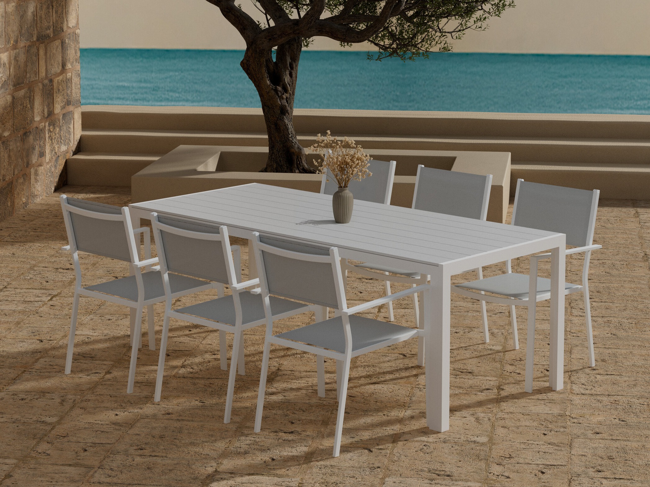Table and chairs set Dallas 5298