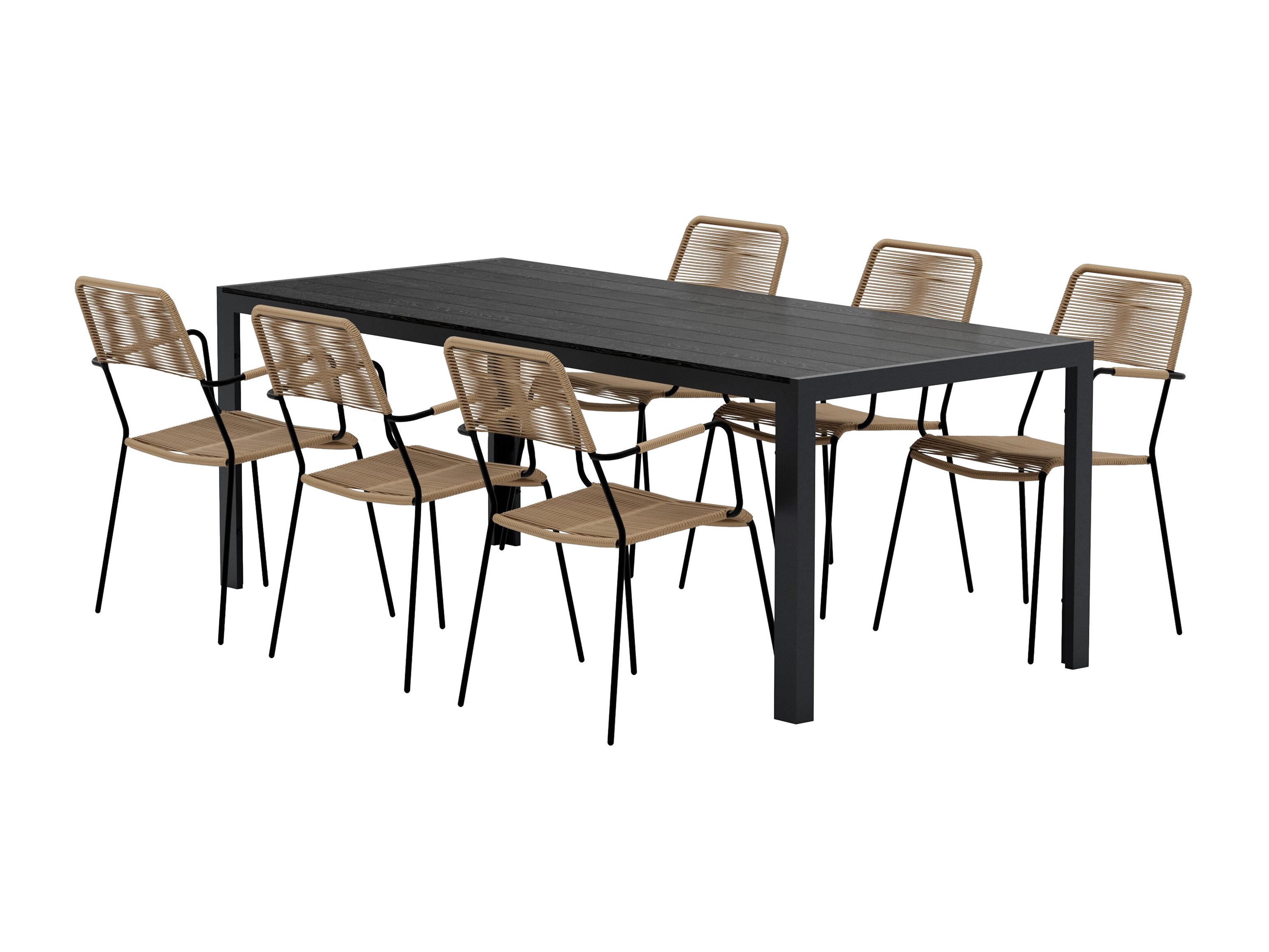 Table and chairs set Dallas 5302