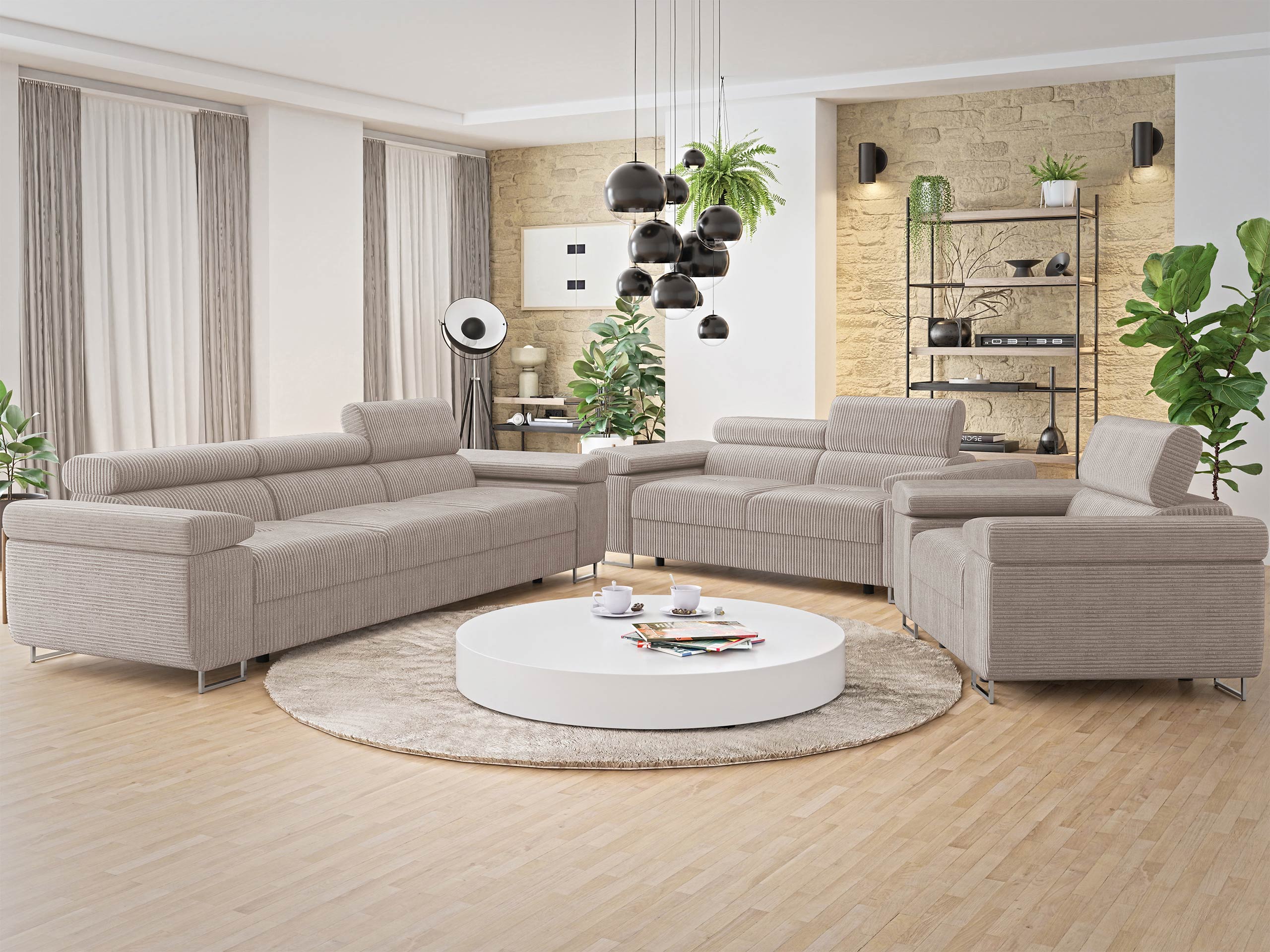 Upholstered furniture set Comfivo Vinetum (Poso 03)