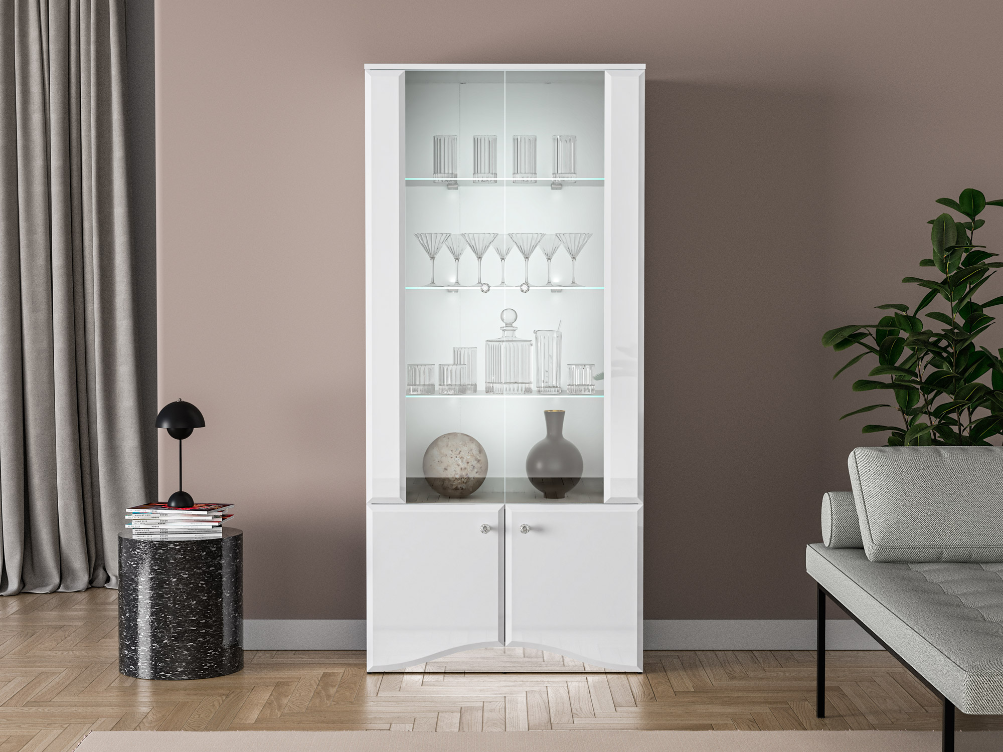 Bookcase Romlevo 100