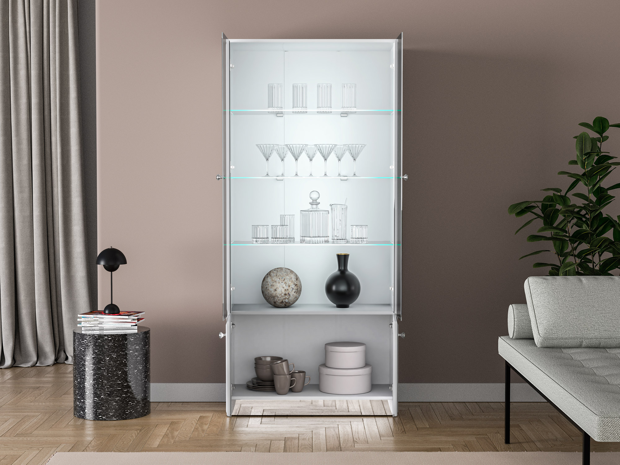 Bookcase Romlevo 100