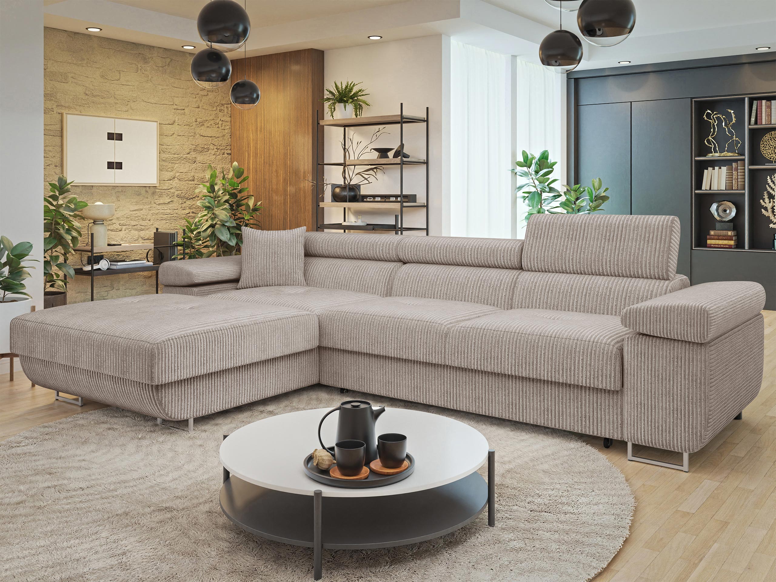 Corner sofa Comfivo Vinetum II (Poso 03)