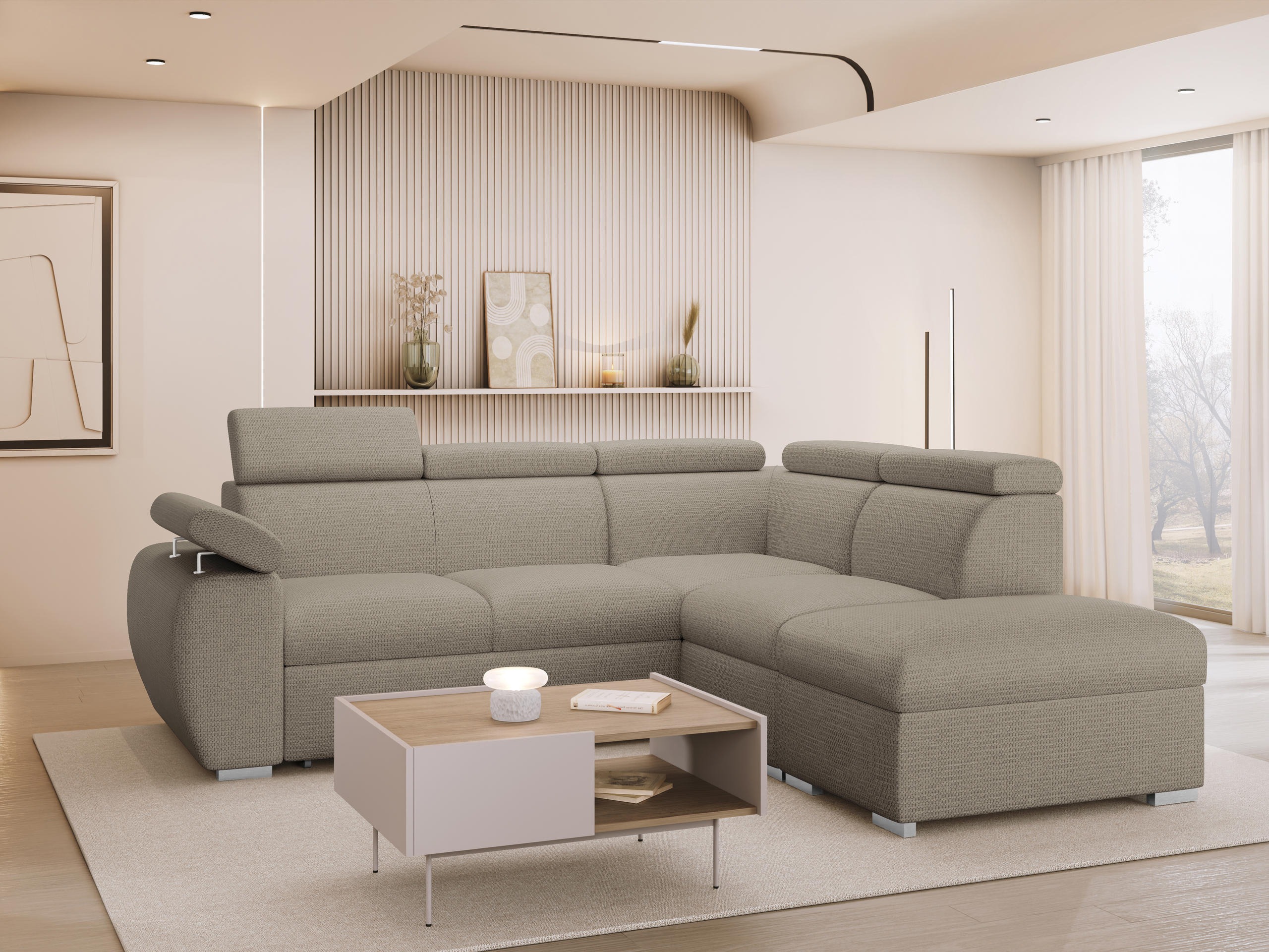 Corner sofa Columbus 228 (Aragon 20)