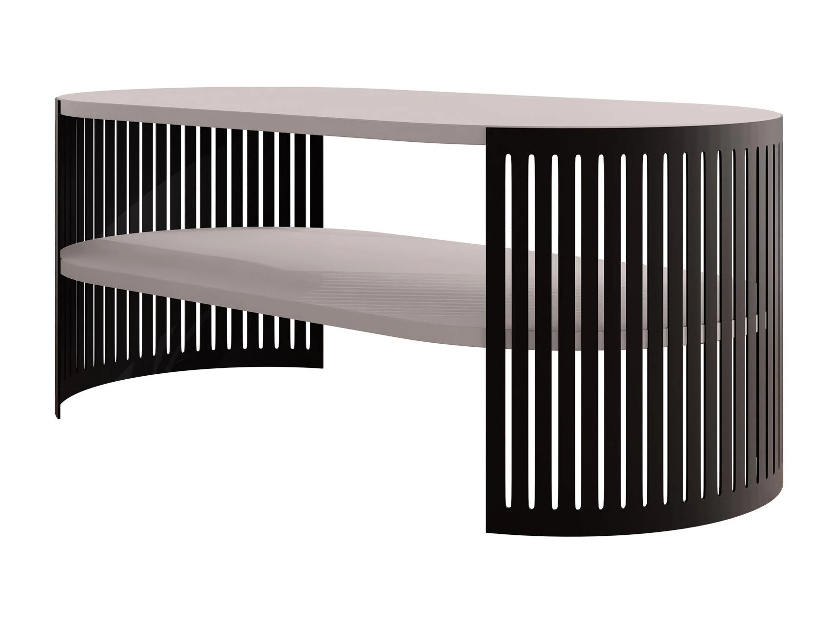 Coffee table Civer III (Black + Cashmere)
