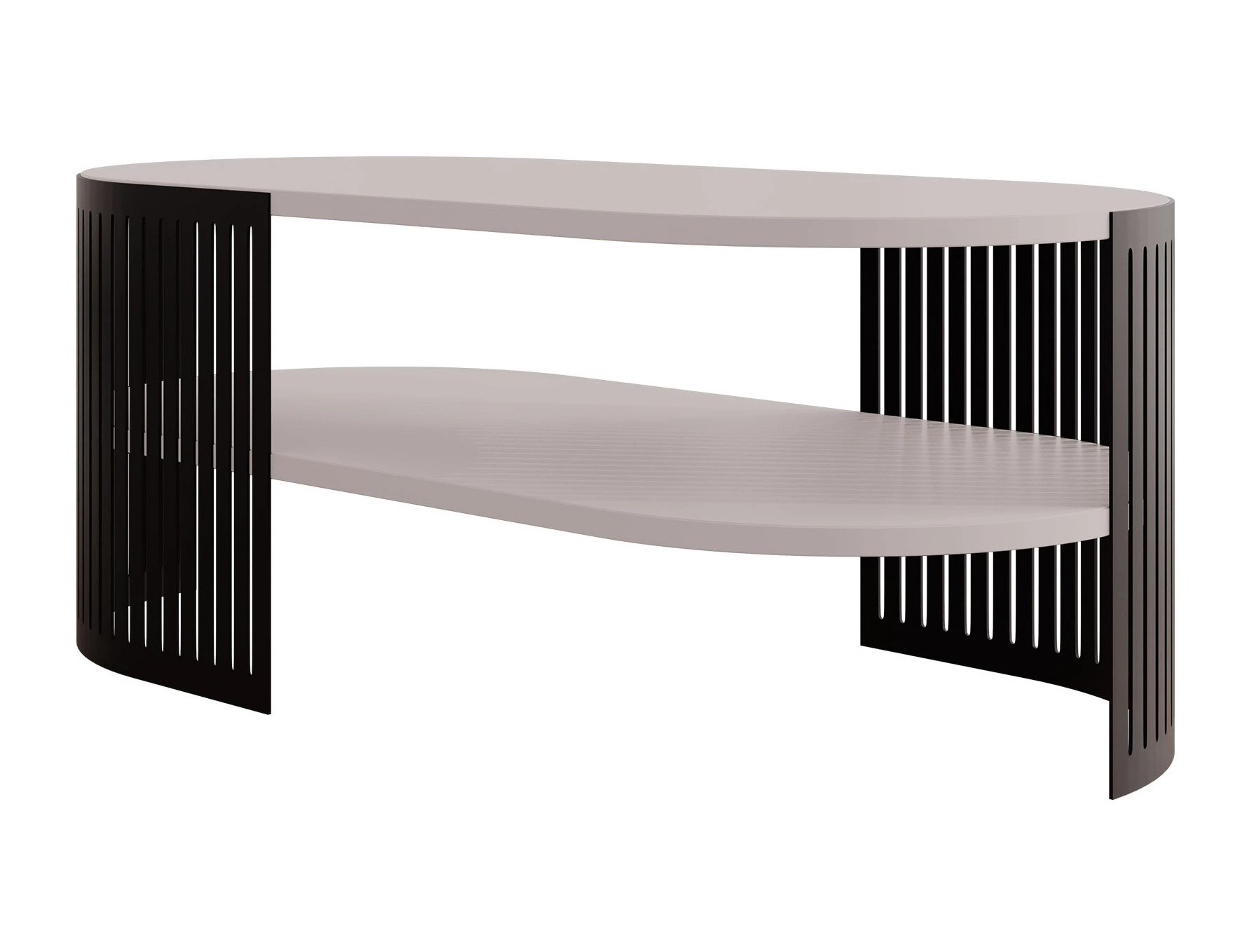 Coffee table Civer VI (Black + Cashmere)