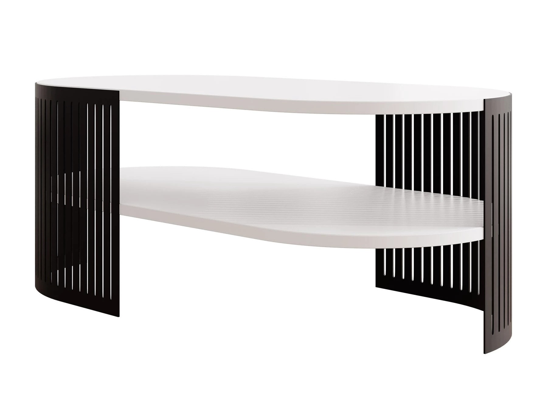 Coffee table Civer VI (Black + White)