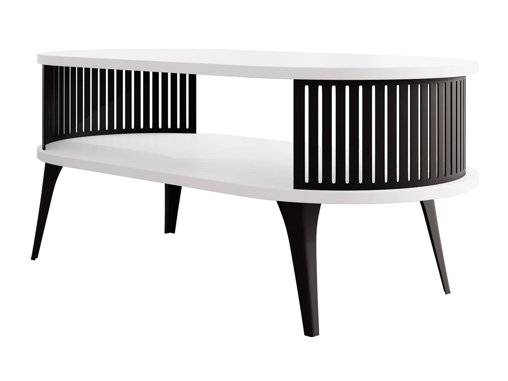 Coffee table Vitum III (Black + White)