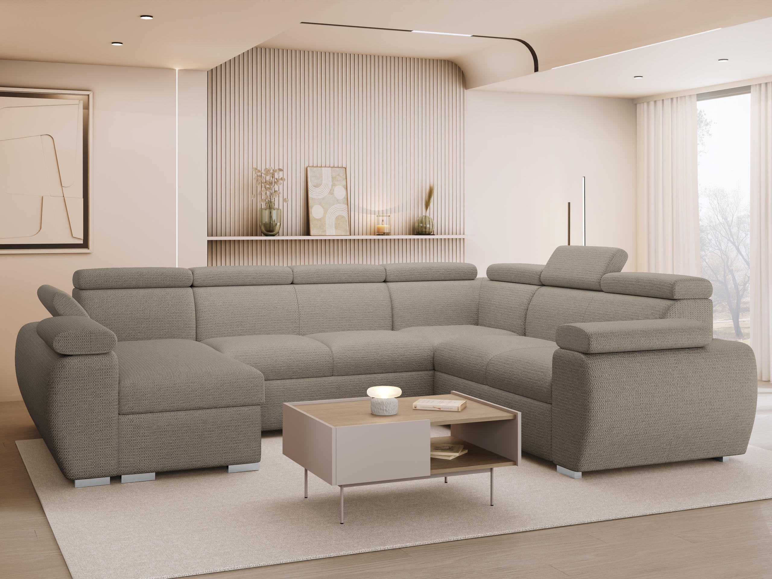 Corner sofa Columbus 214 (Aragon 20)