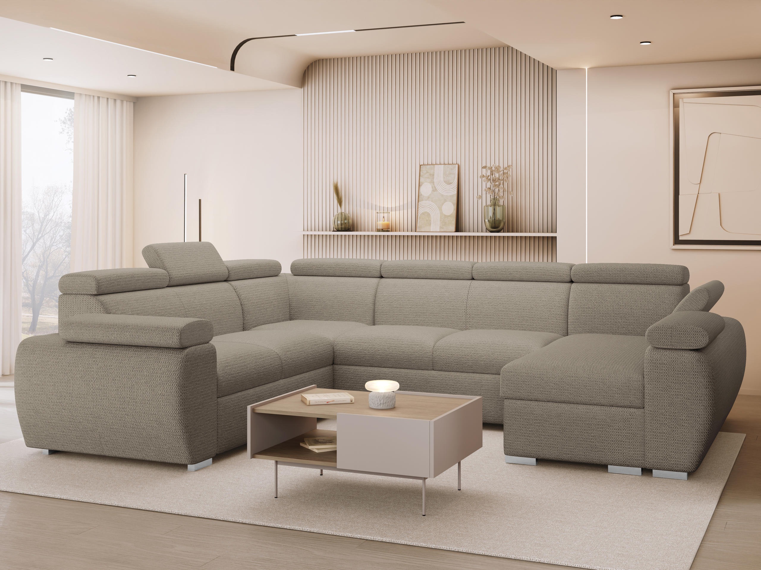 Corner sofa Columbus 214 (Aragon 20)