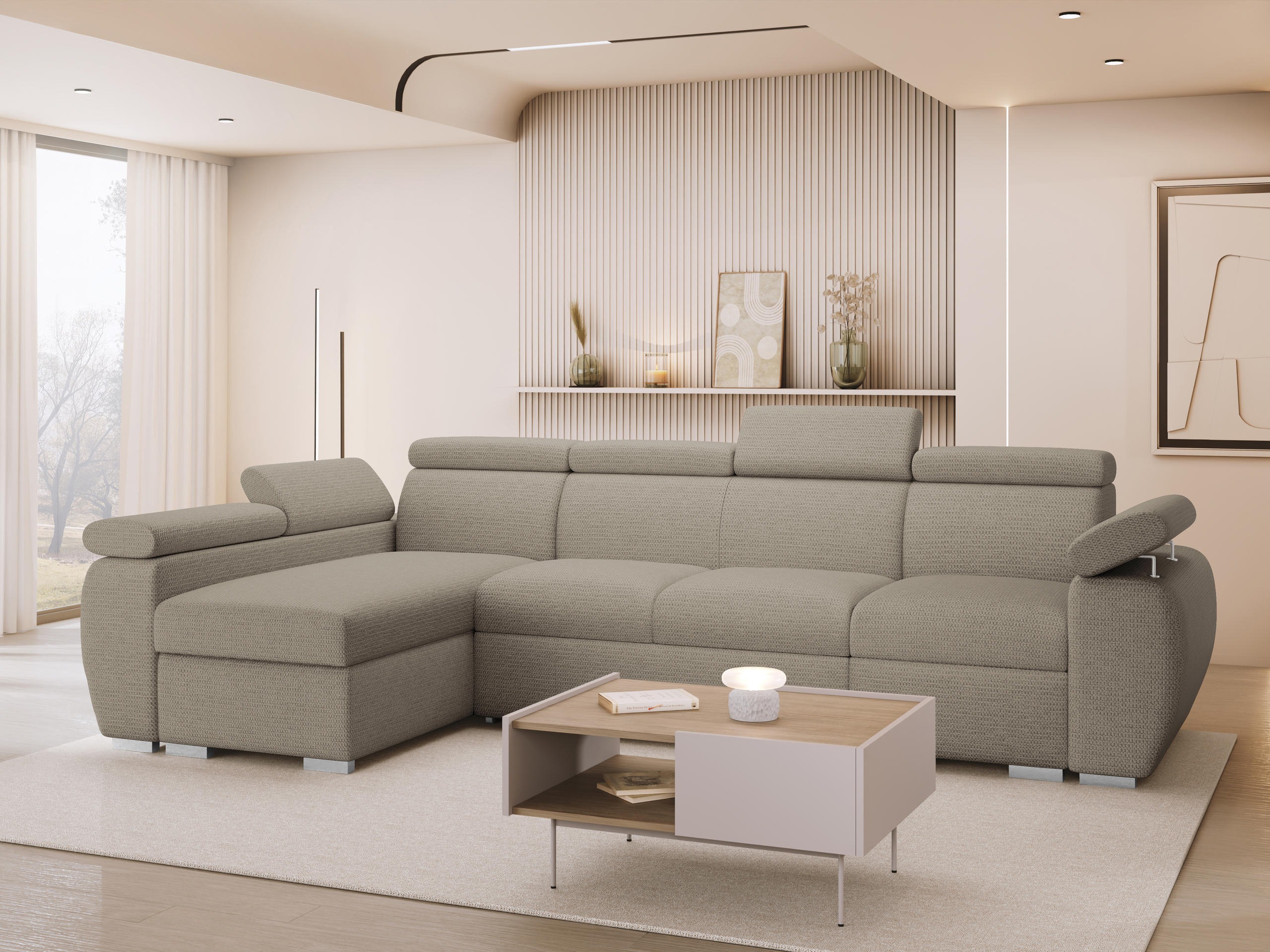 Corner sofa Columbus 227 (Aragon 20)