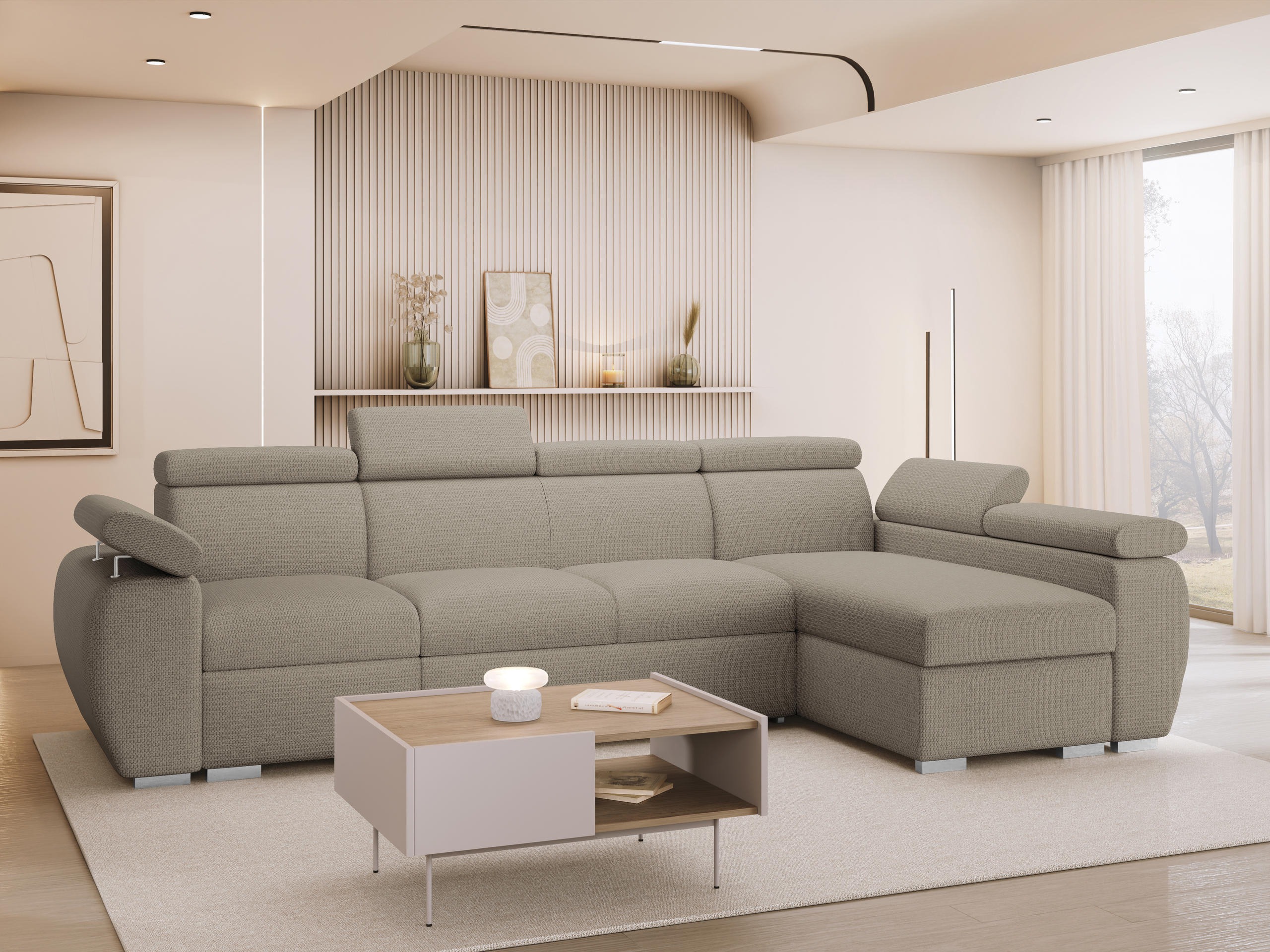 Corner sofa Columbus 227 (Aragon 20)