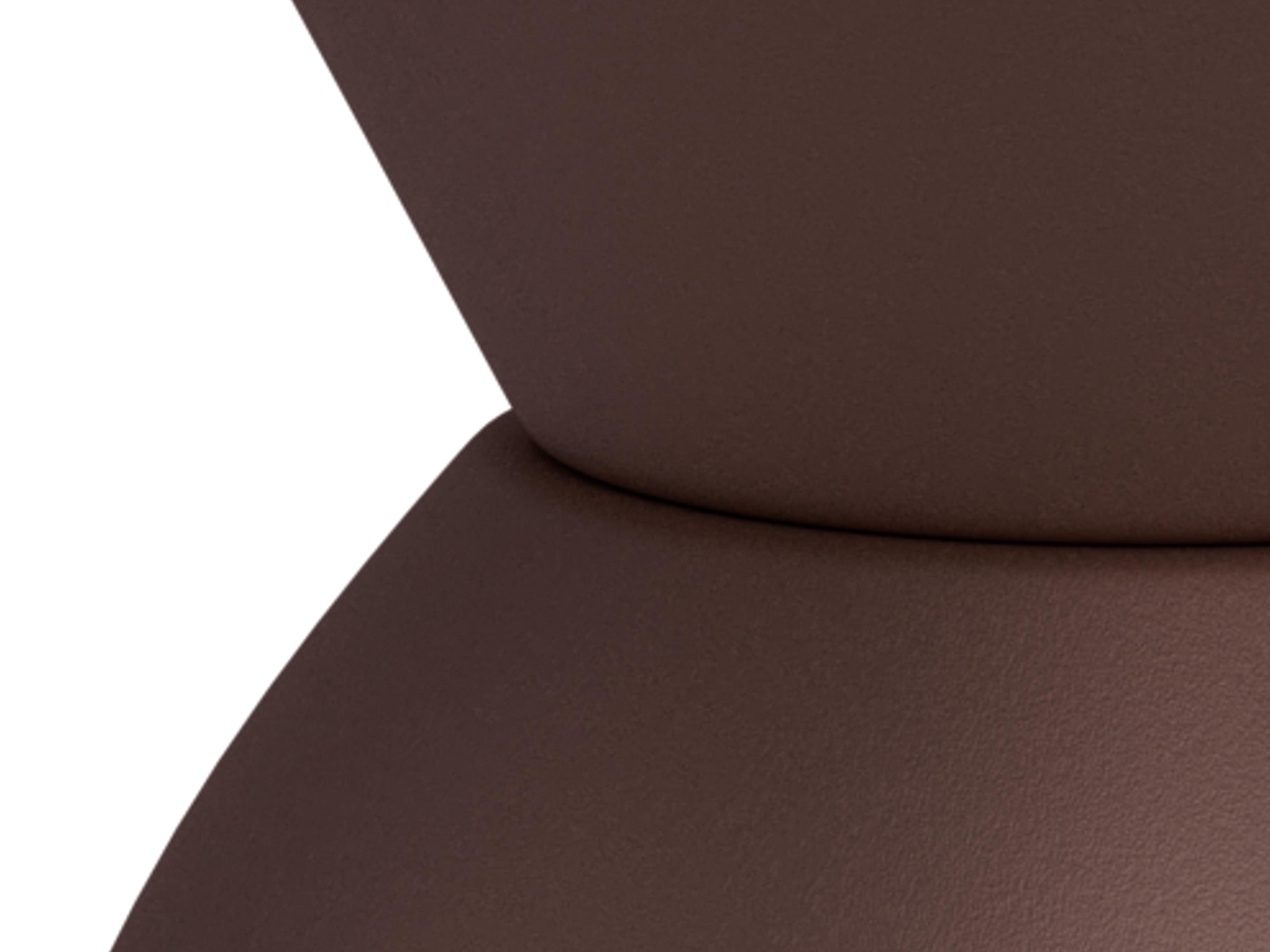 Side table Norsica 1074 (Brown + Grey marble)