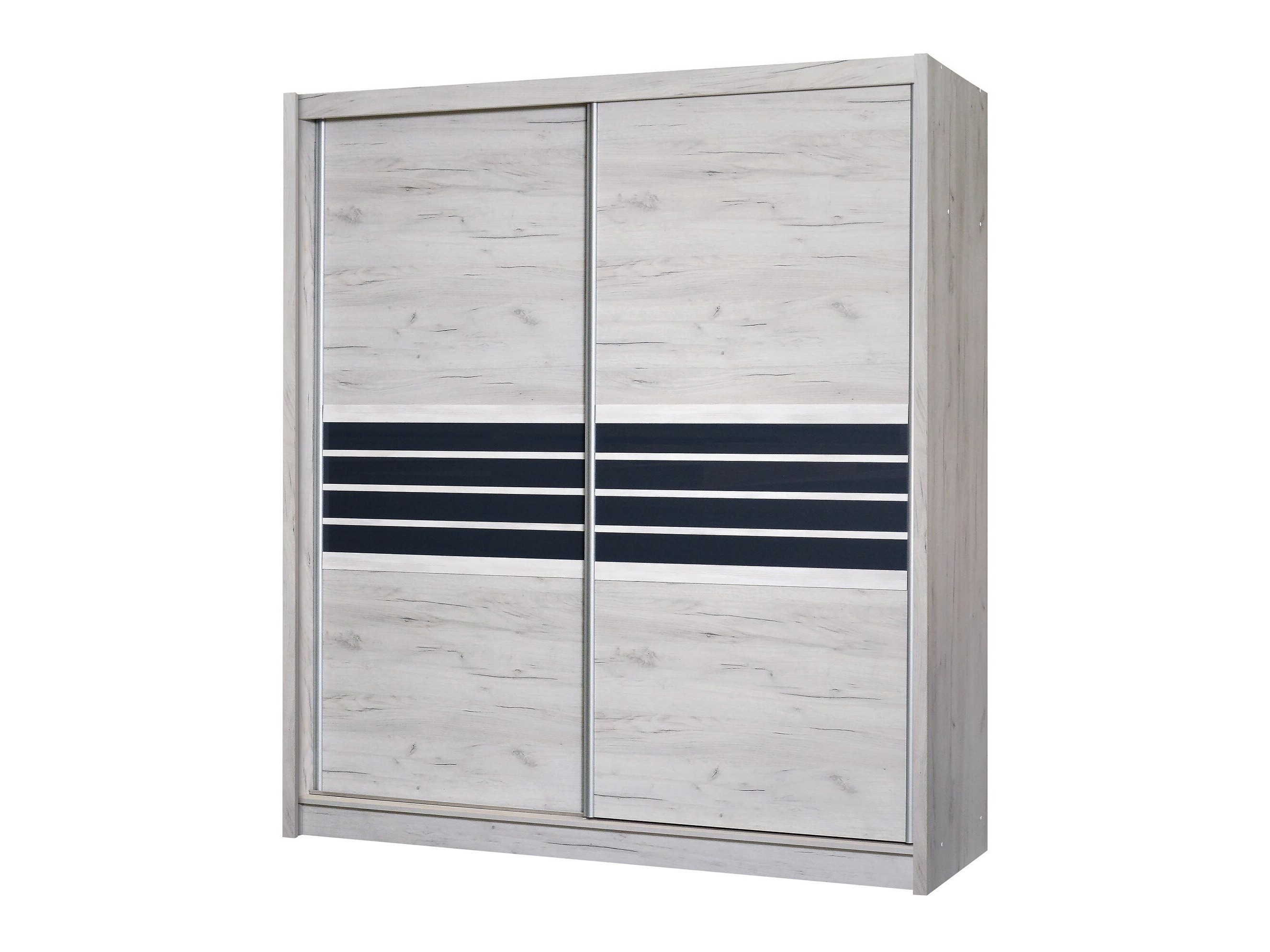 Wardrobe Honolulu 115 (Craft oak + Black)
