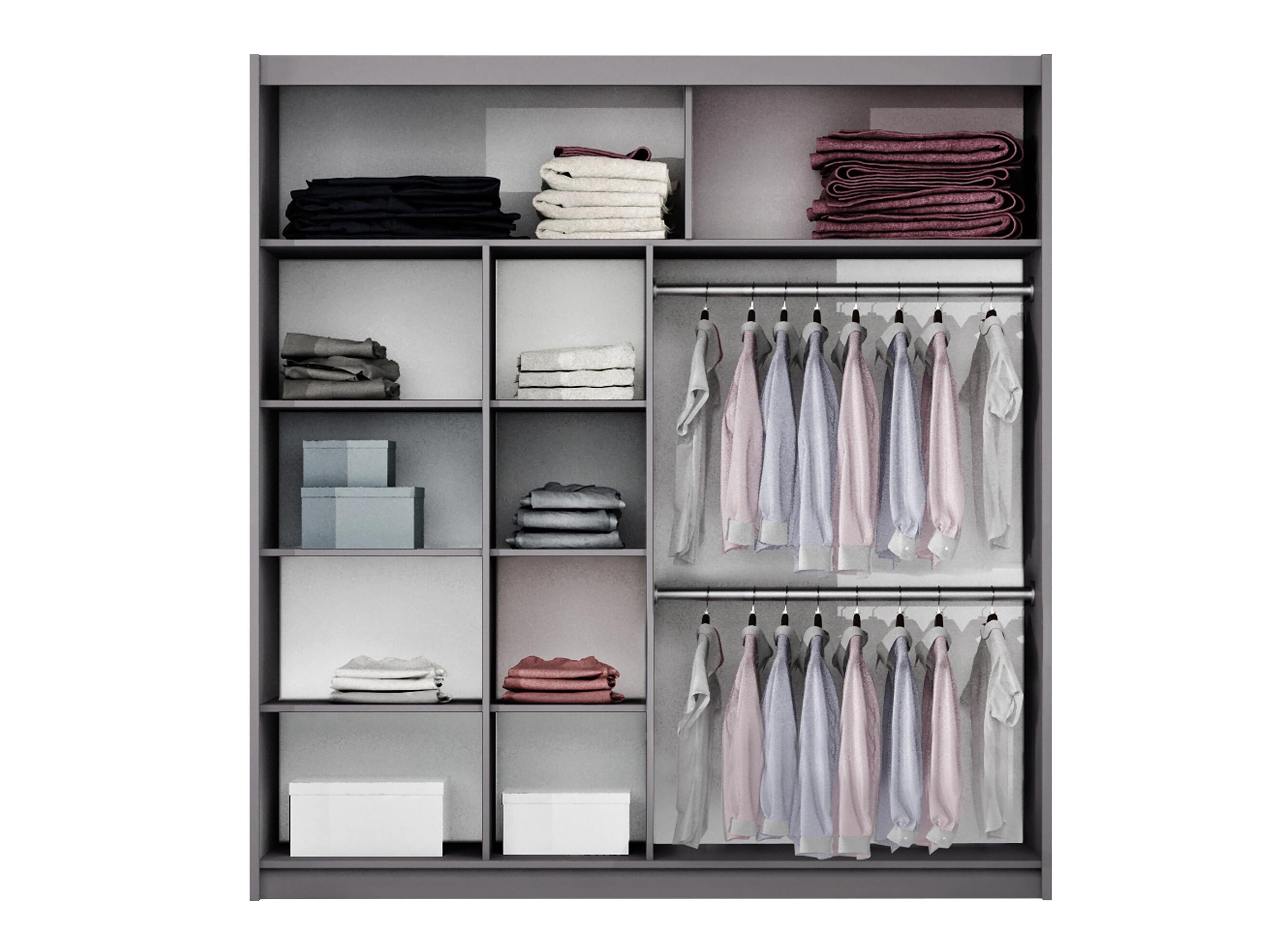 Wardrobe Honolulu 115 (Craft oak + Black)
