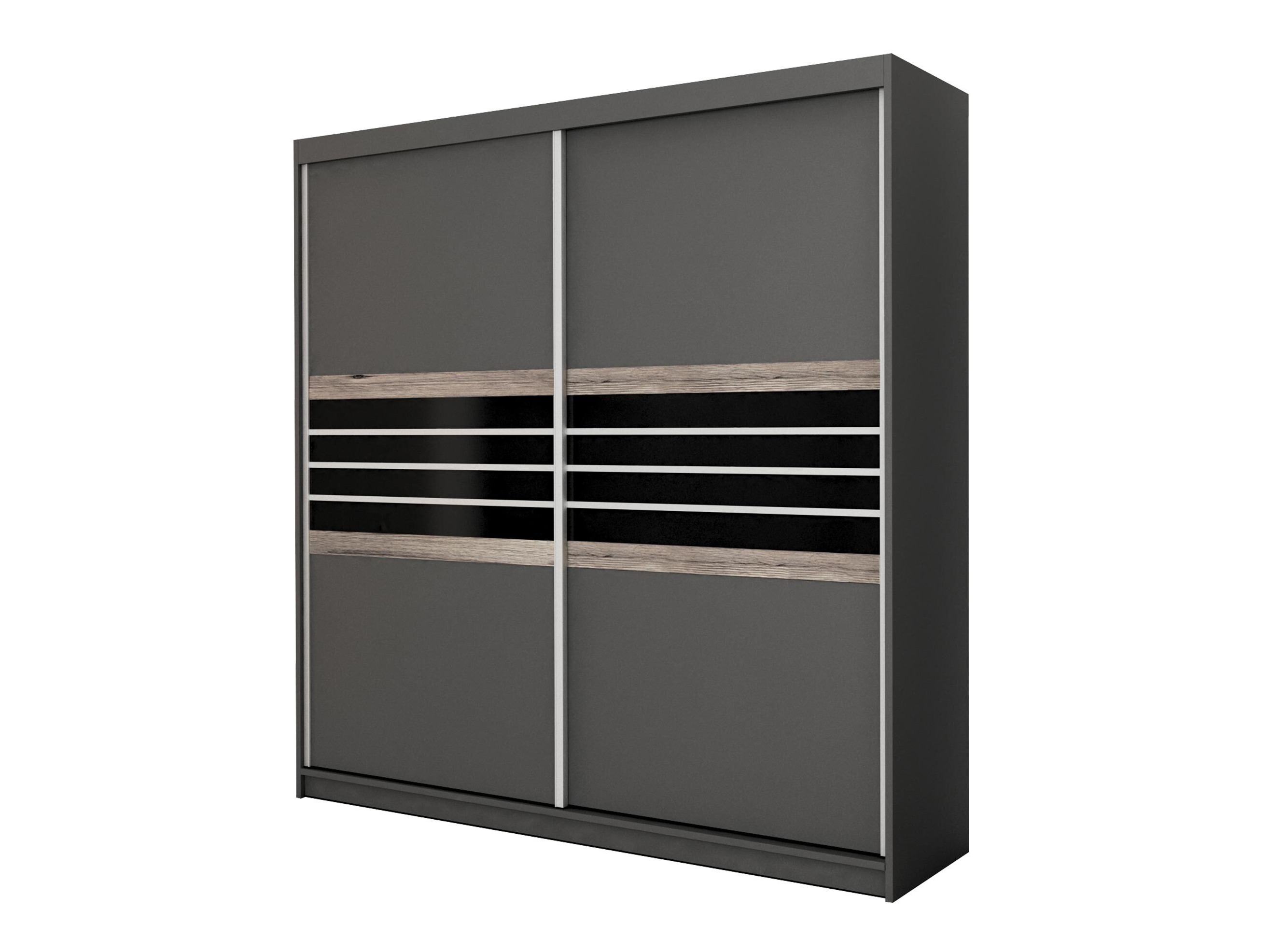 Wardrobe Honolulu 115 (Lava + Black)