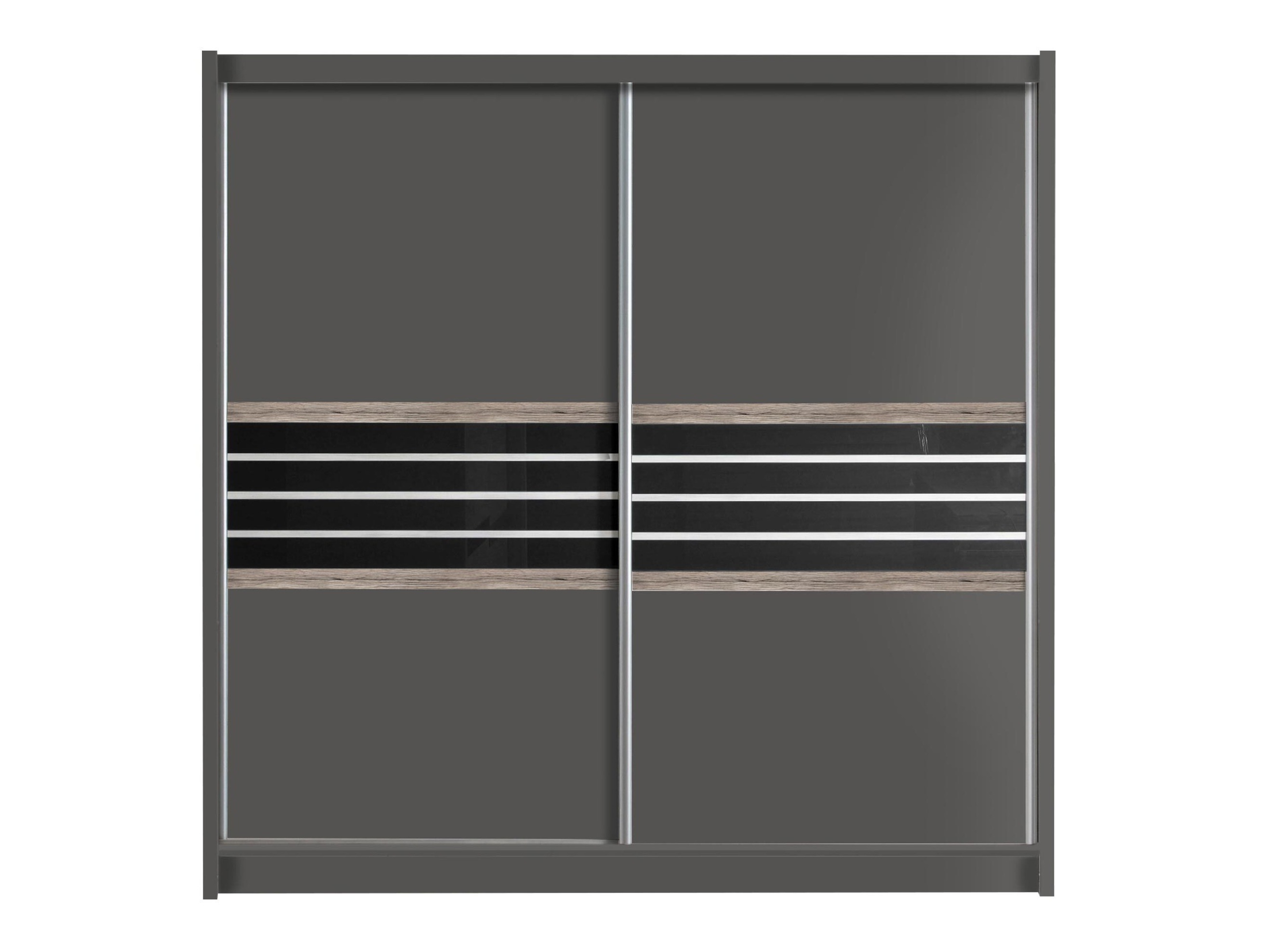 Wardrobe Honolulu 115 (Lava + Black)