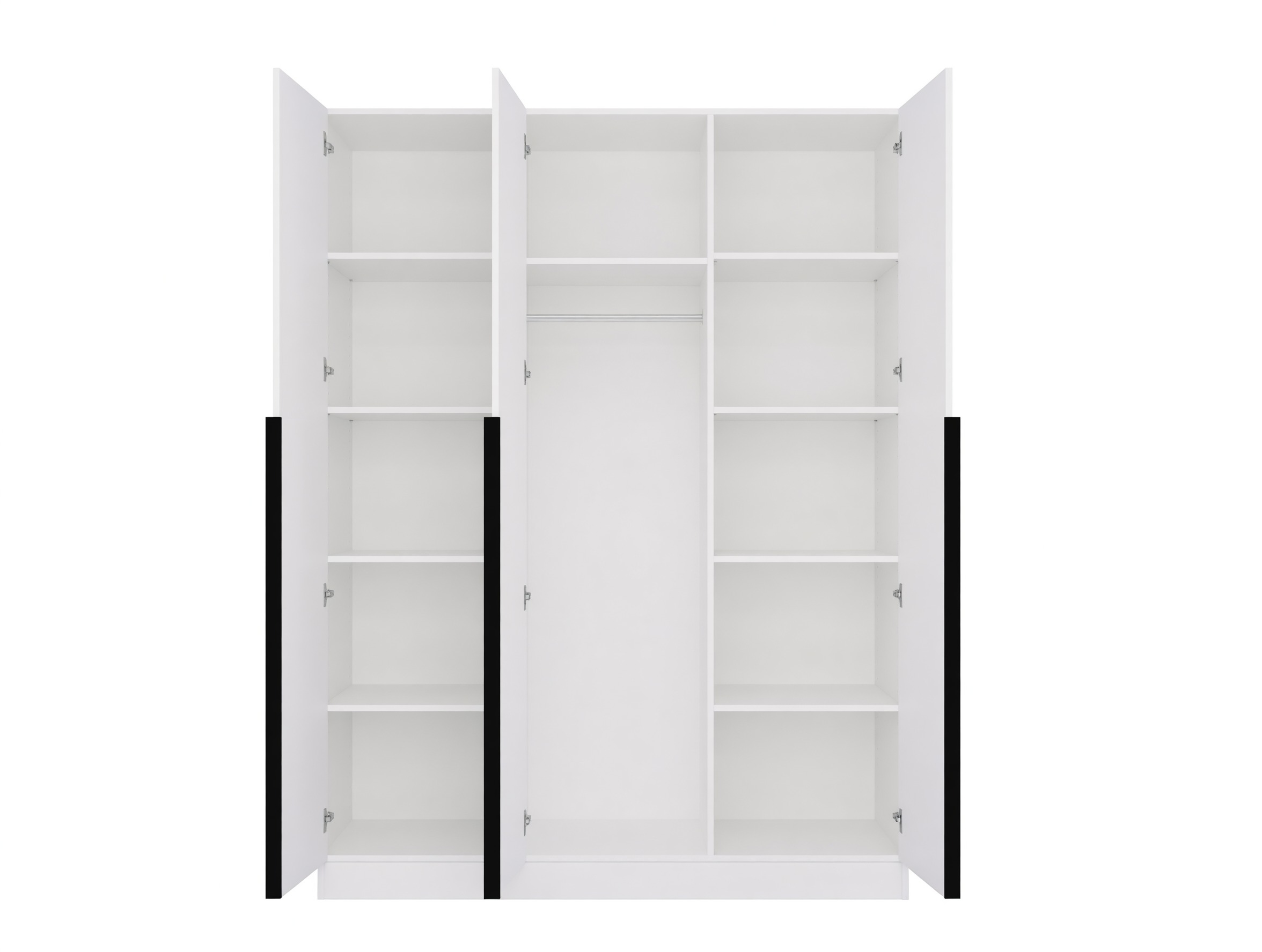Wardrobe Mandeville 369 (White + Black)