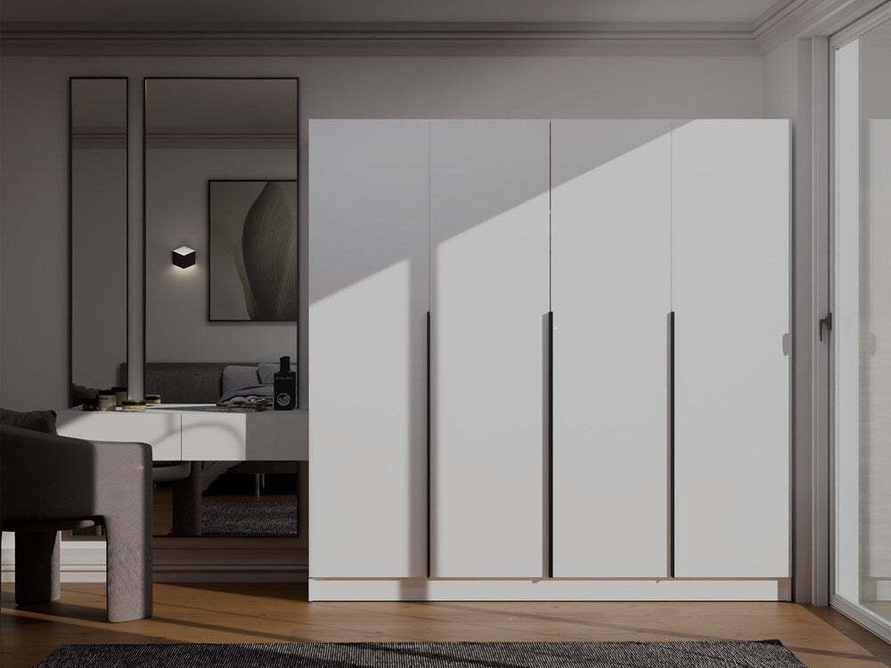 Wardrobe Mandeville 370 (White + Black)