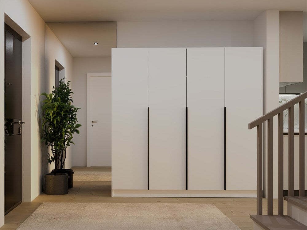 Wardrobe Mandeville 370 (White + Black)