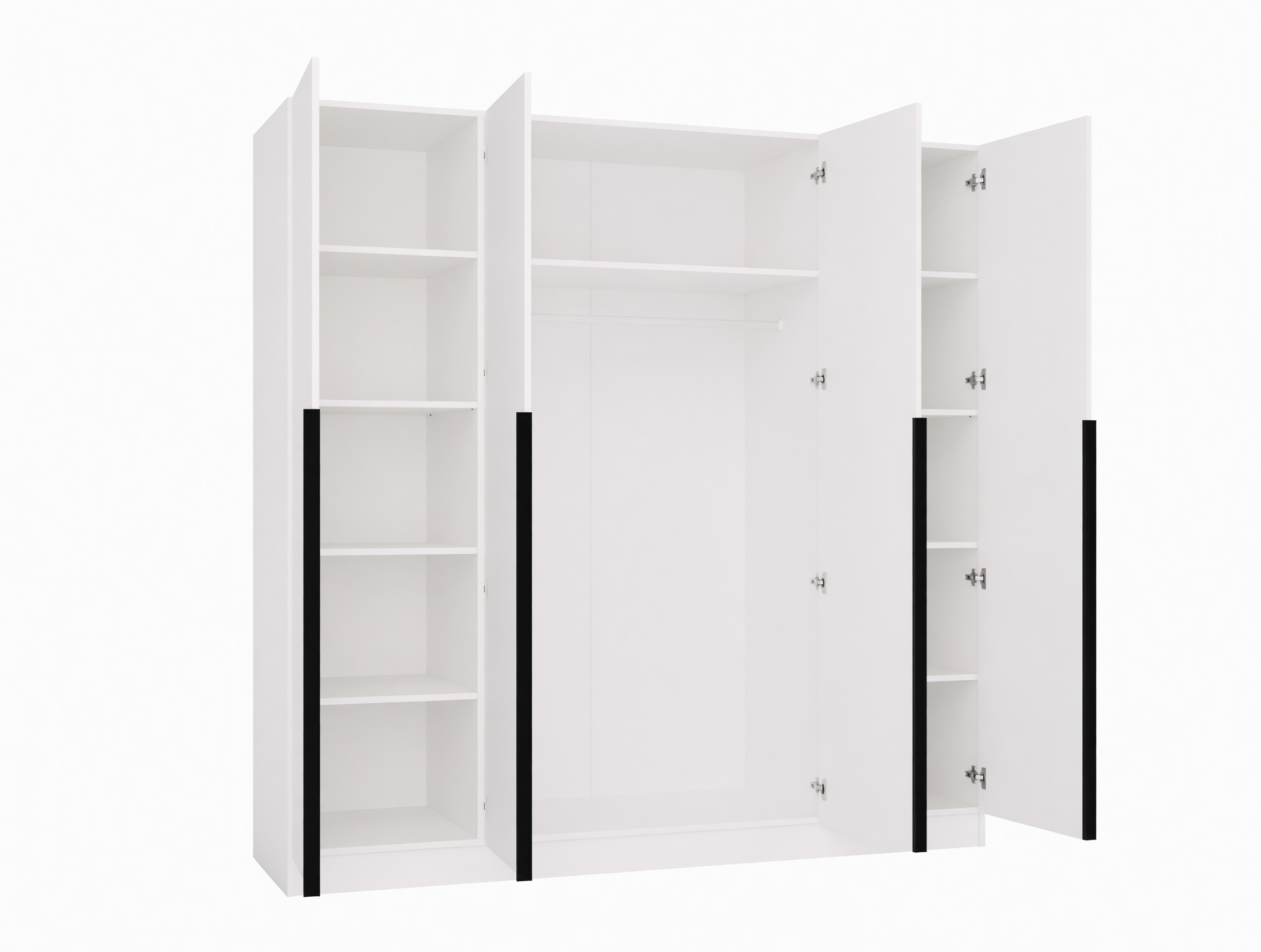 Wardrobe Mandeville 370 (White + Black)