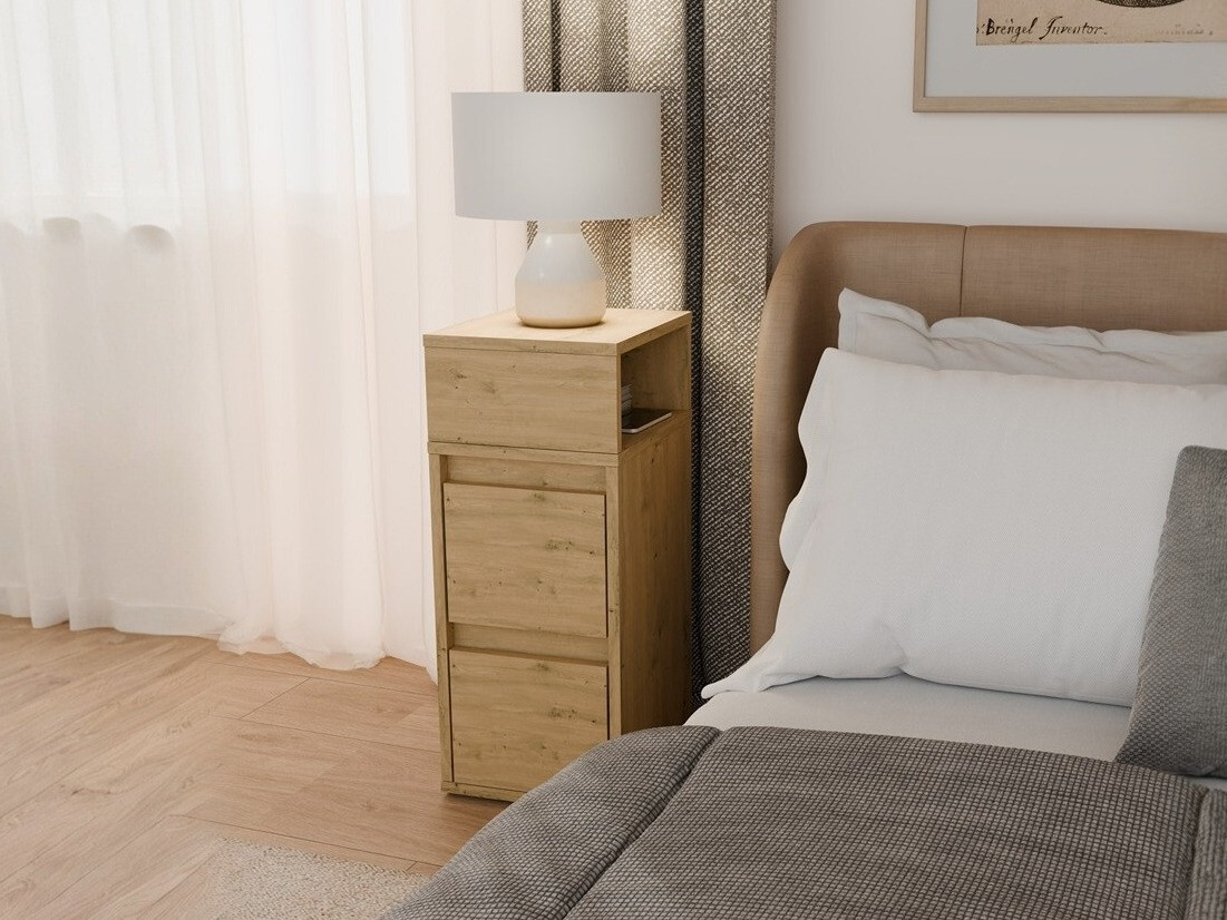 Bedside table Mandeville 373 (Artisan oak)