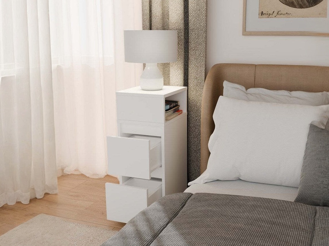 Bedside table Mandeville 373 (White)