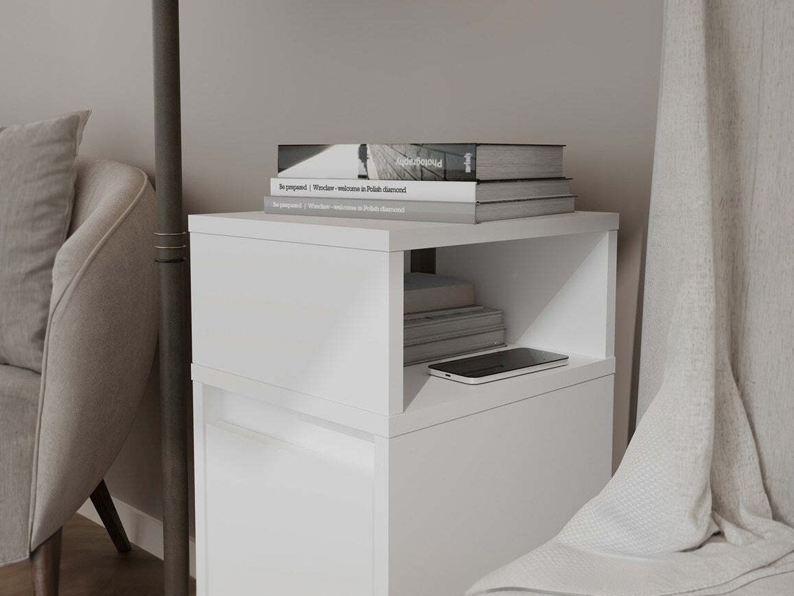 Bedside table Mandeville 373 (White)