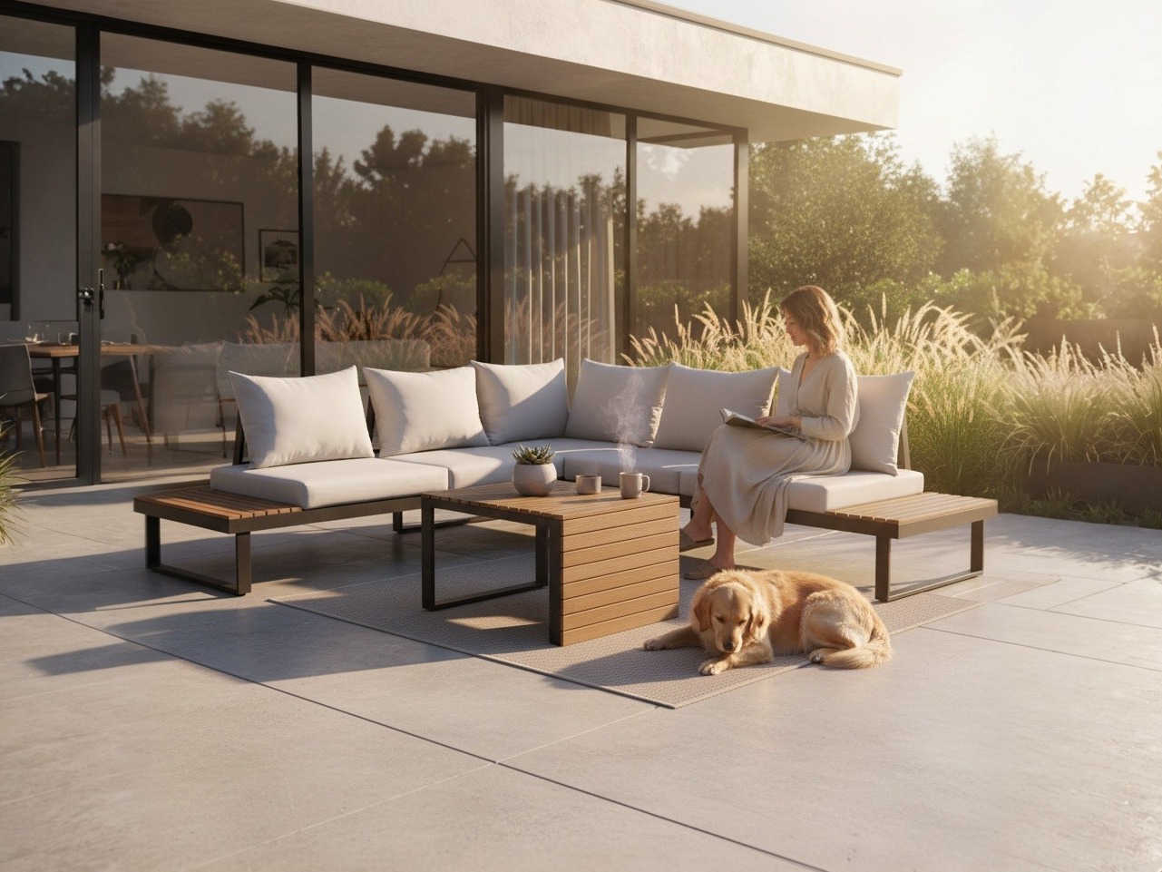Outdoor furniture set Mandeville 374