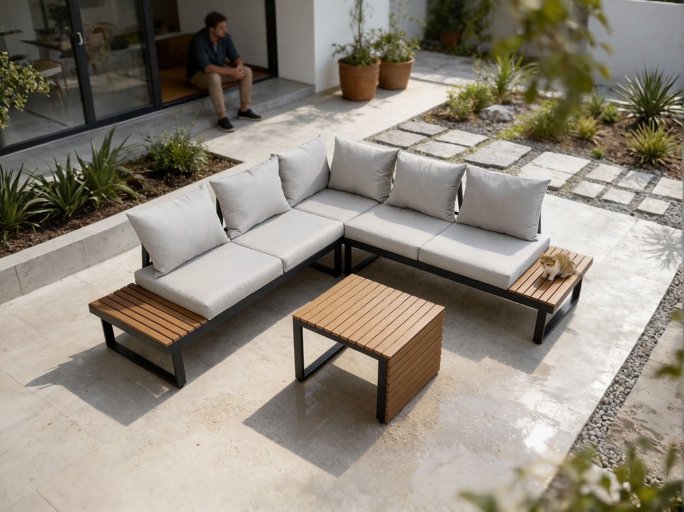 Outdoor furniture set Mandeville 374