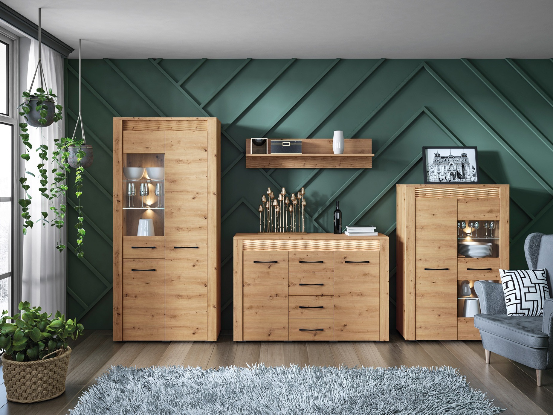 Bookcase Flonole 103