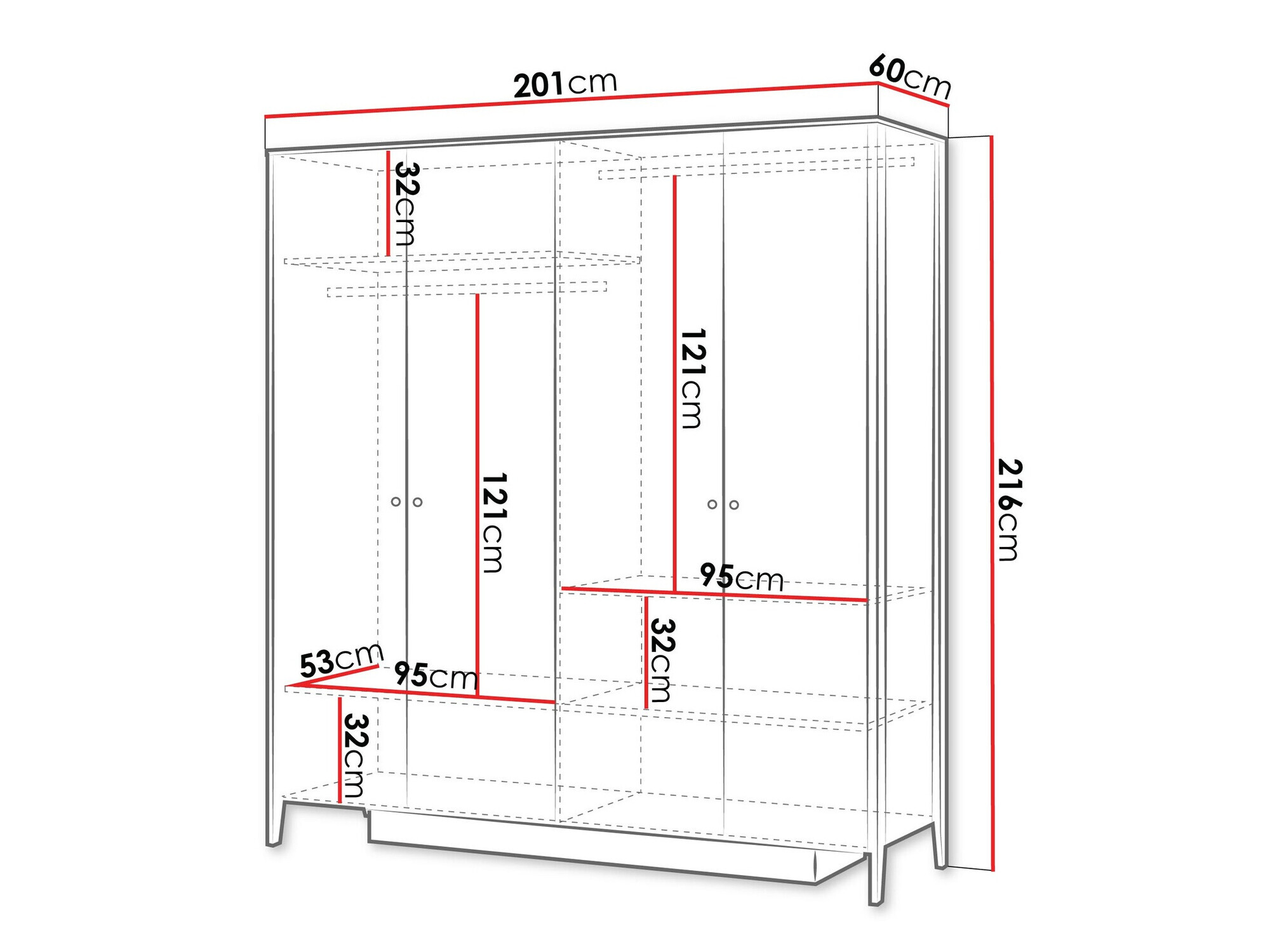 Wardrobe Morlivo 100