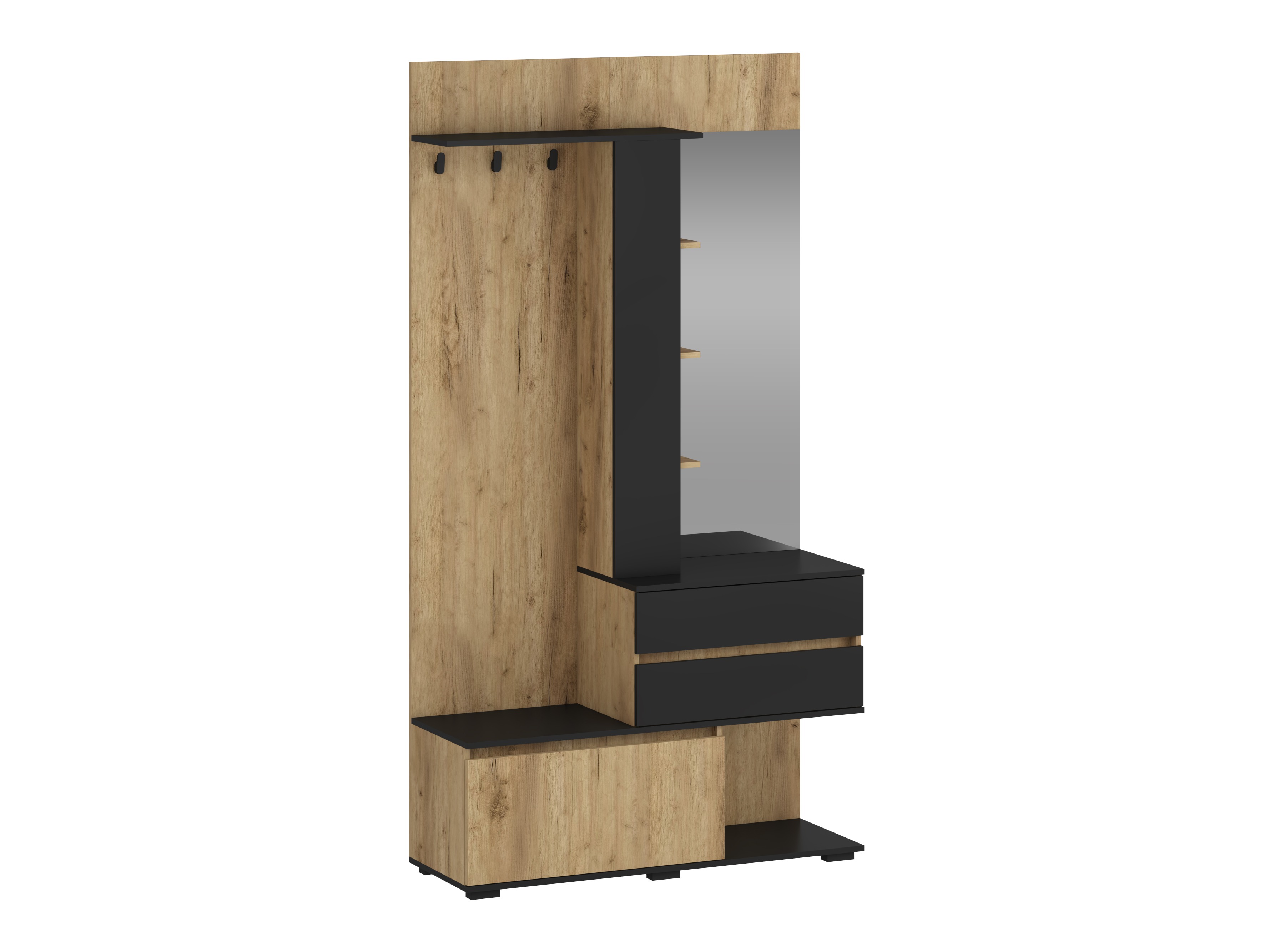 Hallway set Houston 2123 (Golden oak + Black)