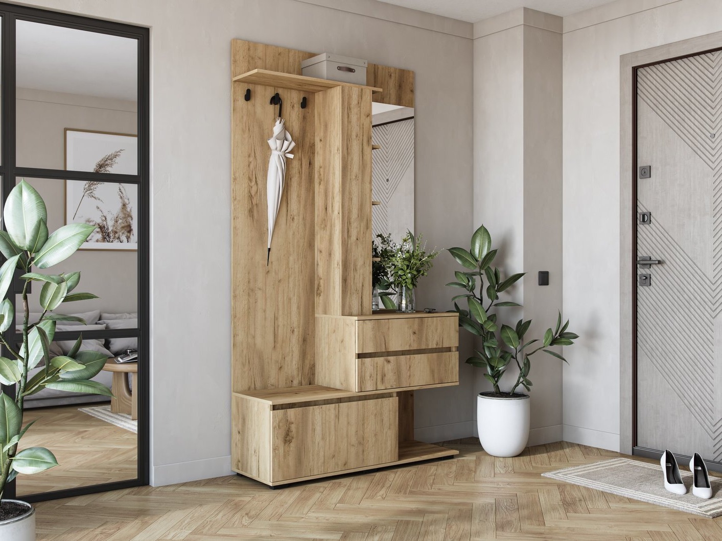 Hallway set Houston 2123 (Golden oak)