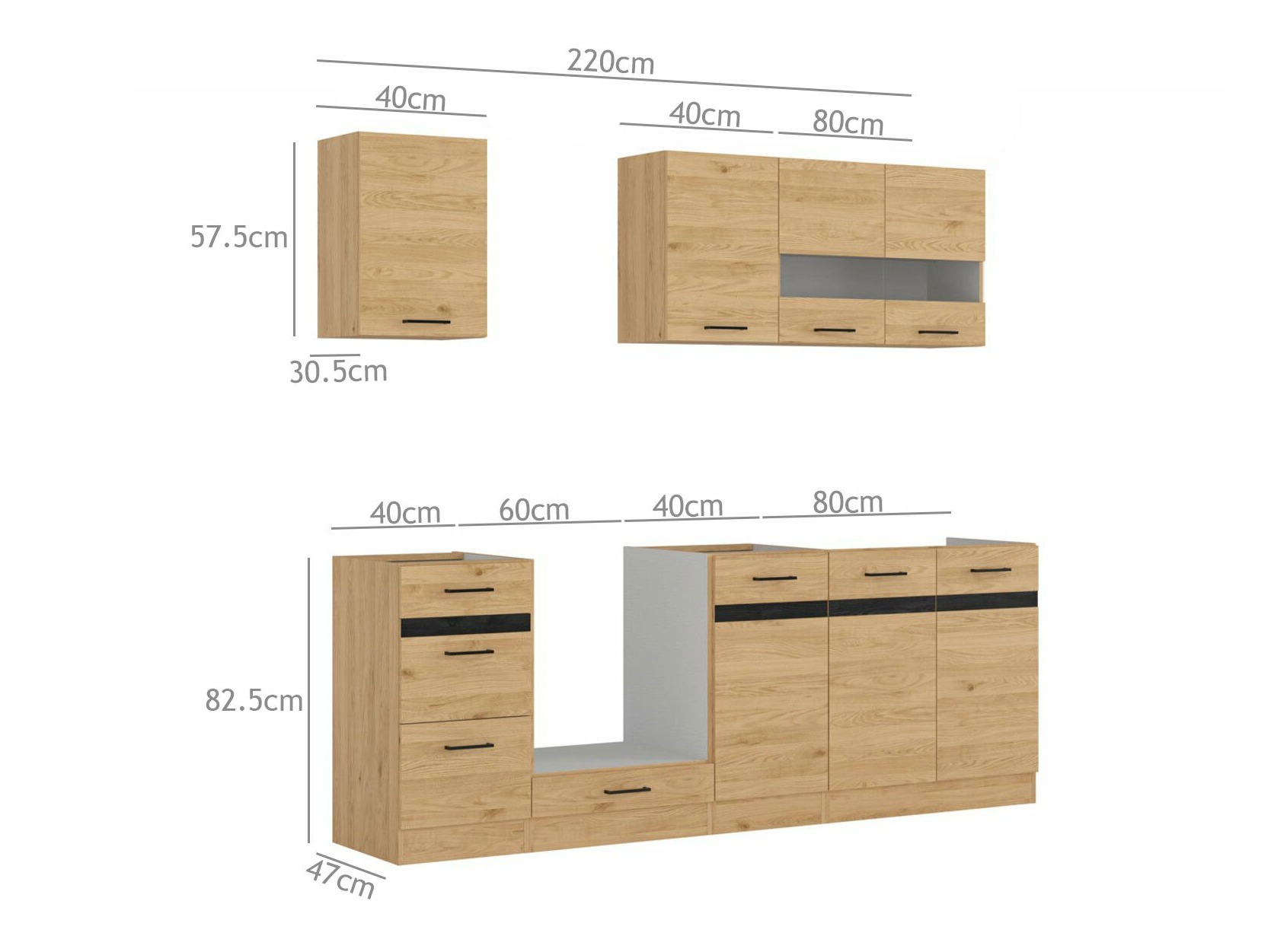 Modular kitchen set Berna 121