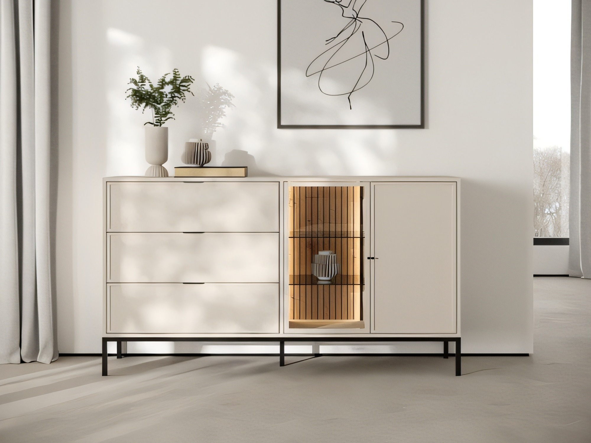 Chest of drawers Verciro 106