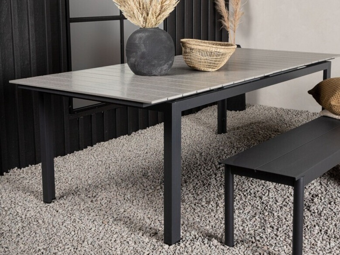 Outdoor table Dallas 668 (Grey + Black)