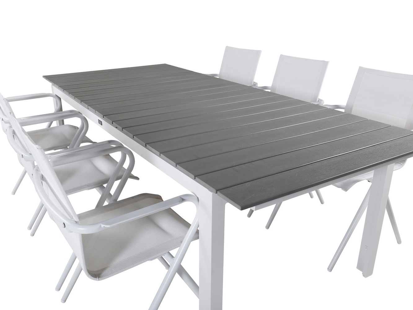 Outdoor table Dallas 668 (Grey + White)