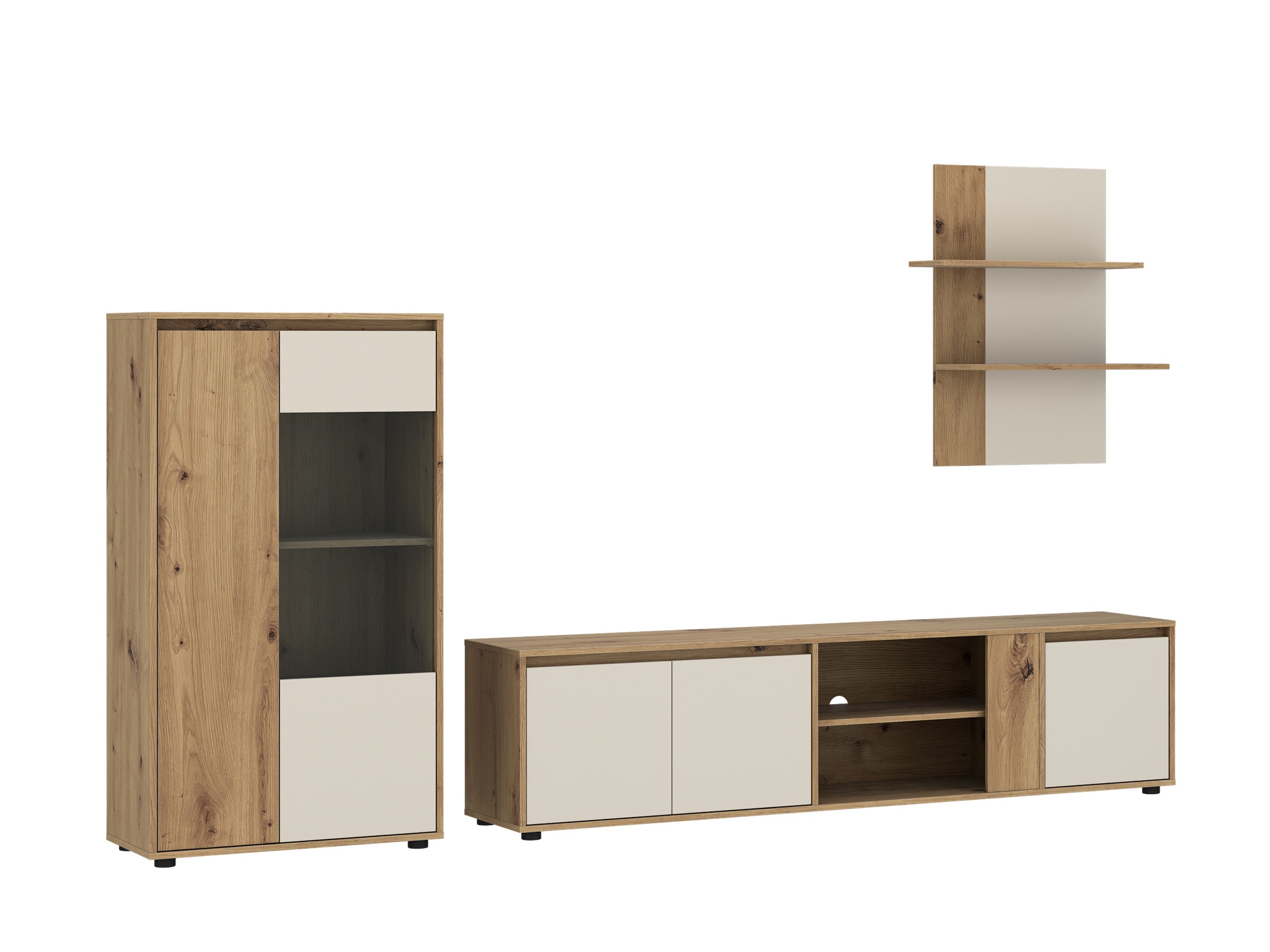 Living room set Ontario 226 (Cashmere + Artisan oak)