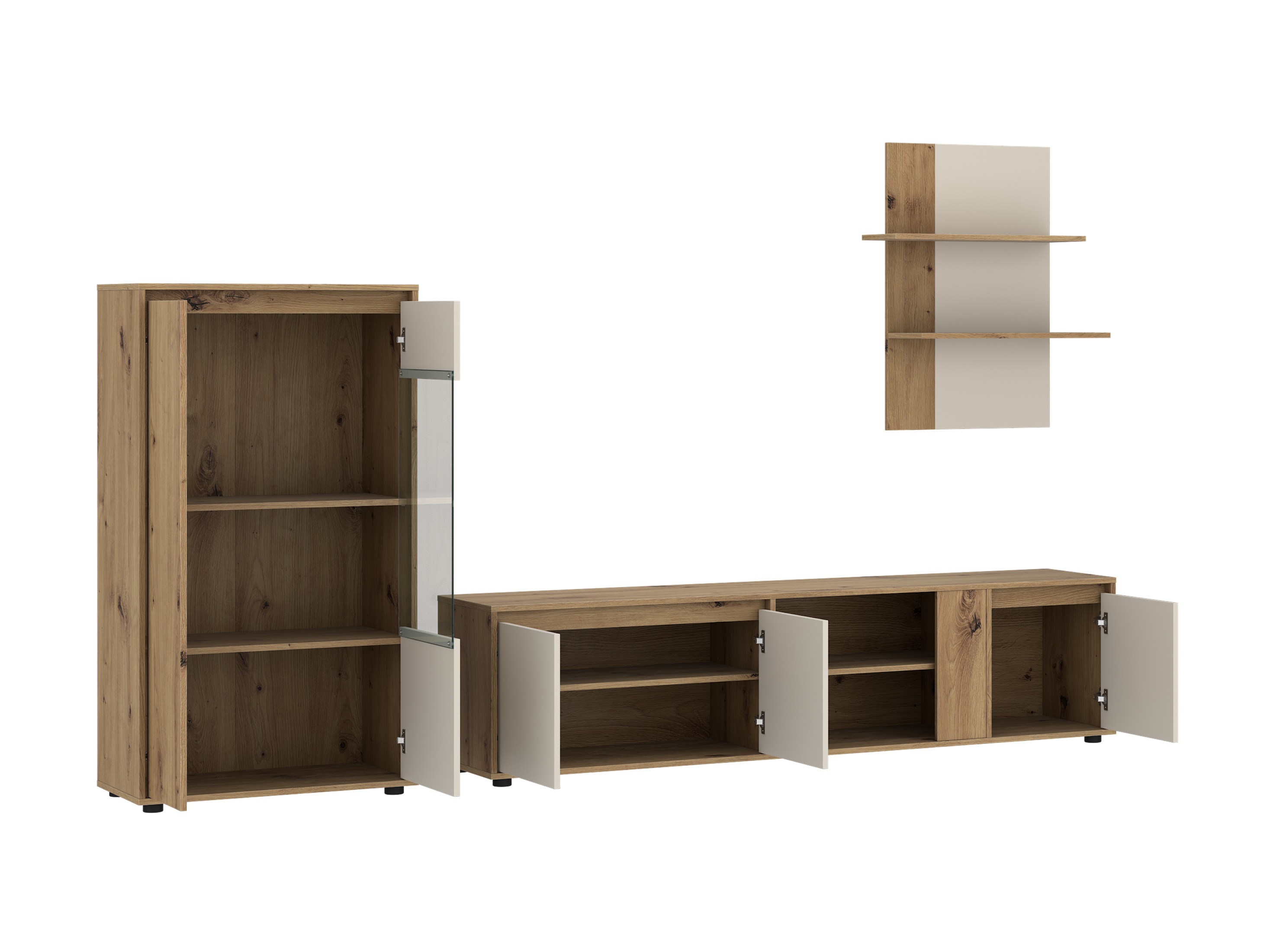 Living room set Ontario 226 (Cashmere + Artisan oak)