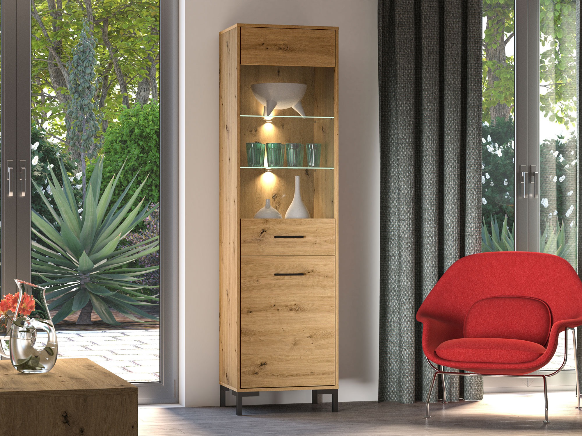 Bookcase Larnolo 135