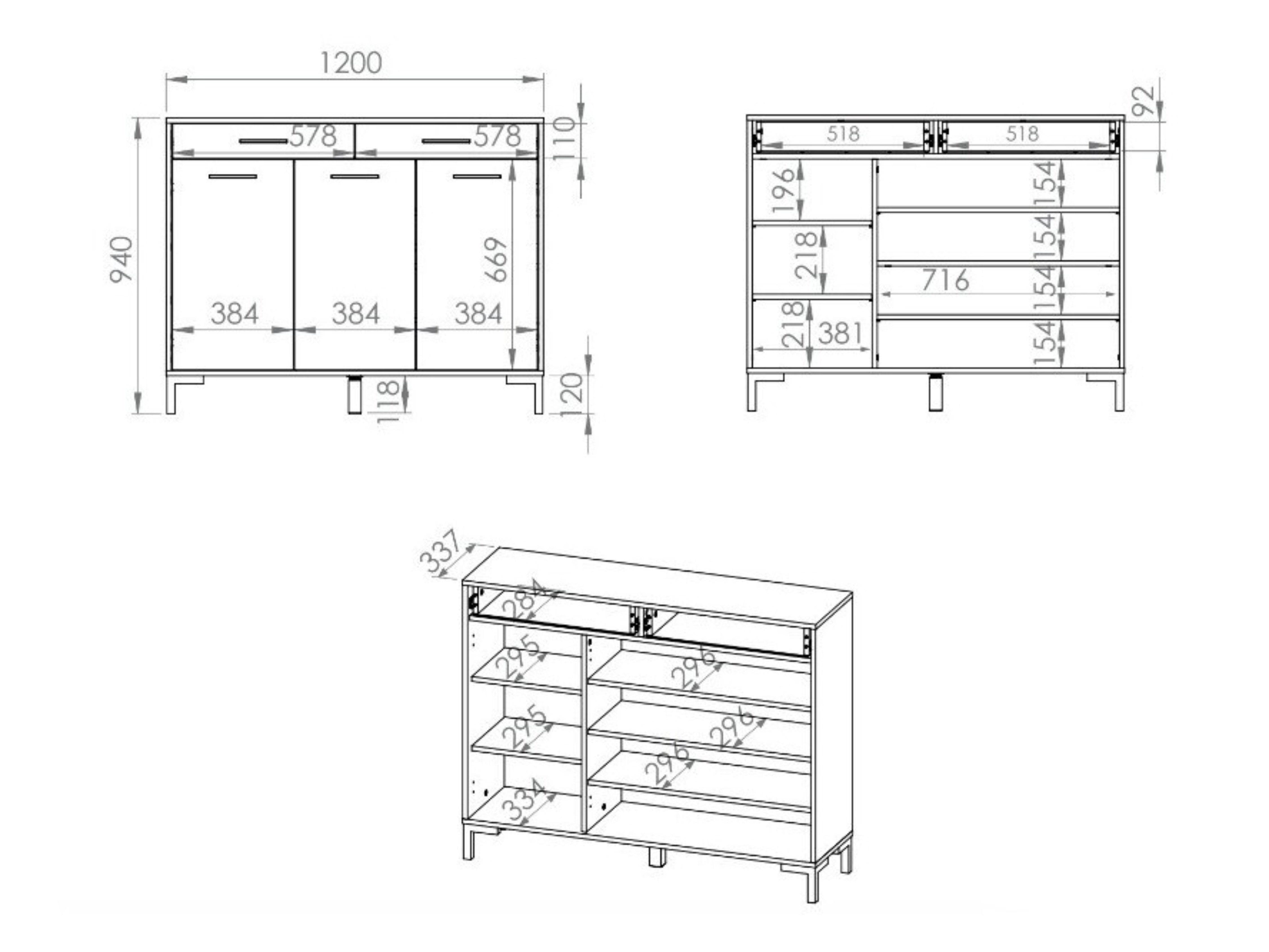 Chest of drawers Larnolo 122