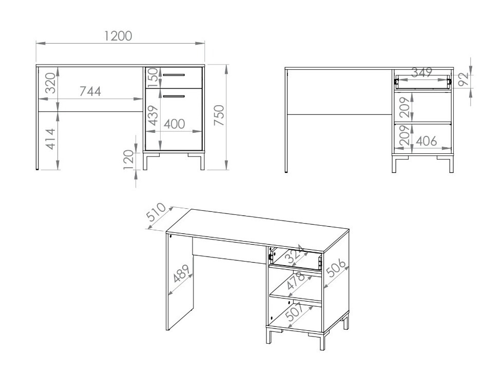 Desk Larnolo 134