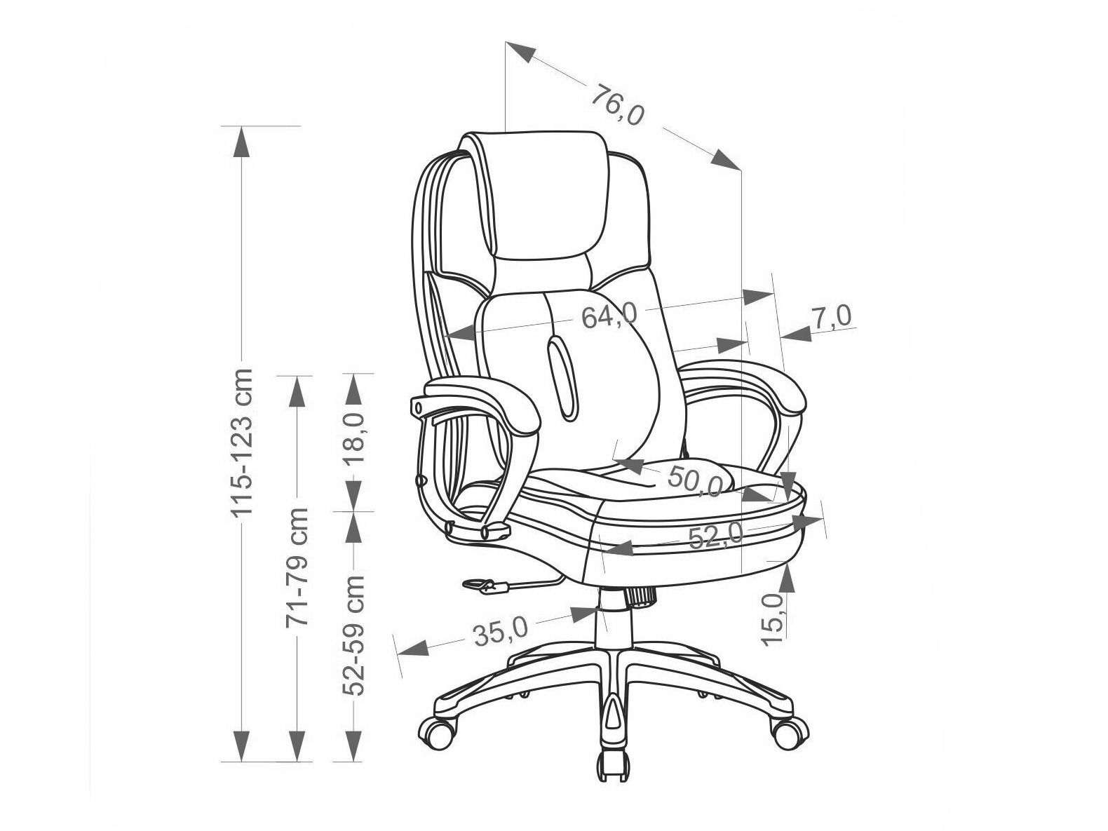Office chair Houston 2133
