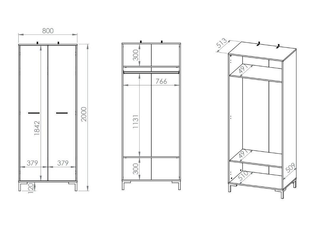 Wardrobe Larnolo 114