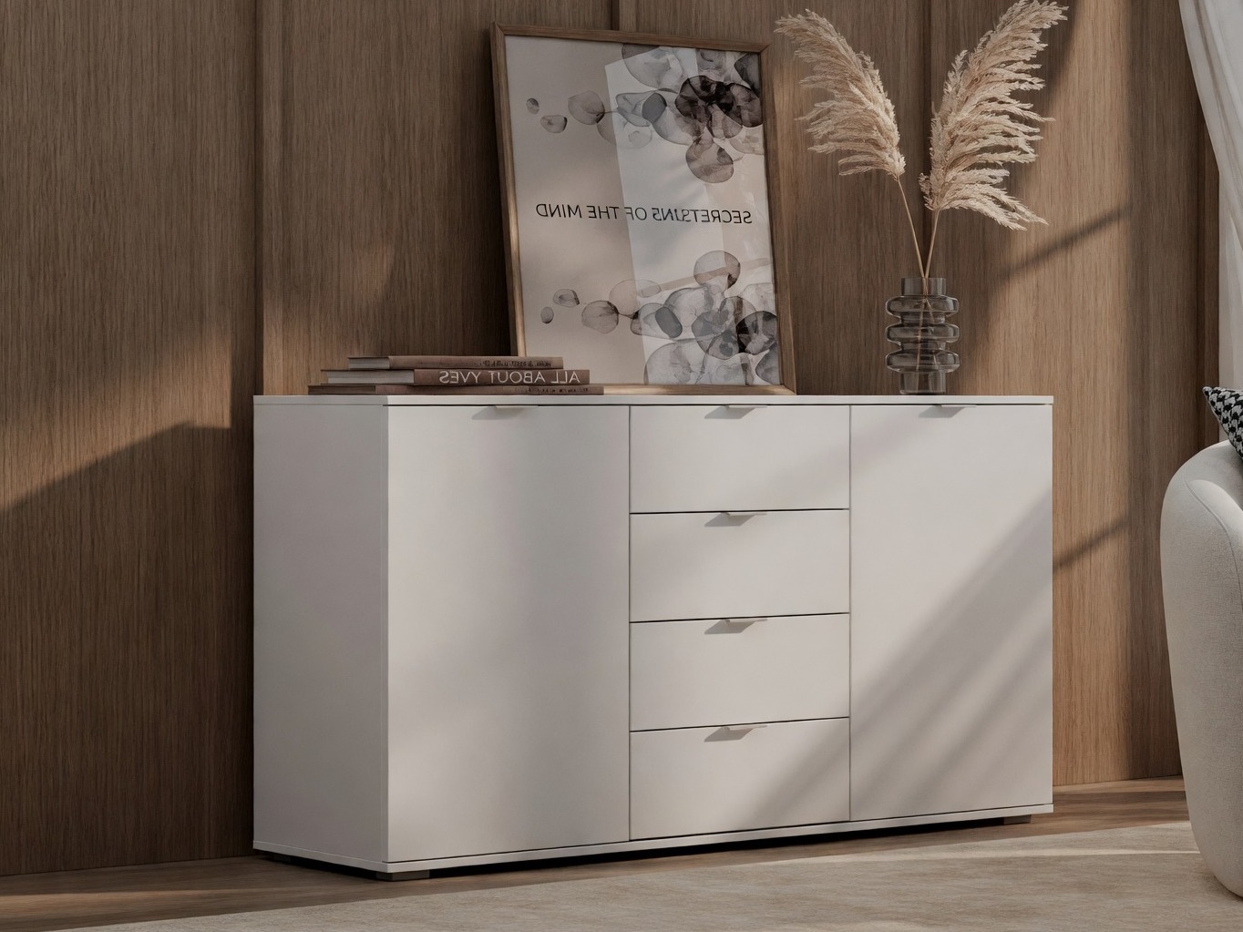 Chest of drawers Bristol 240 (White)