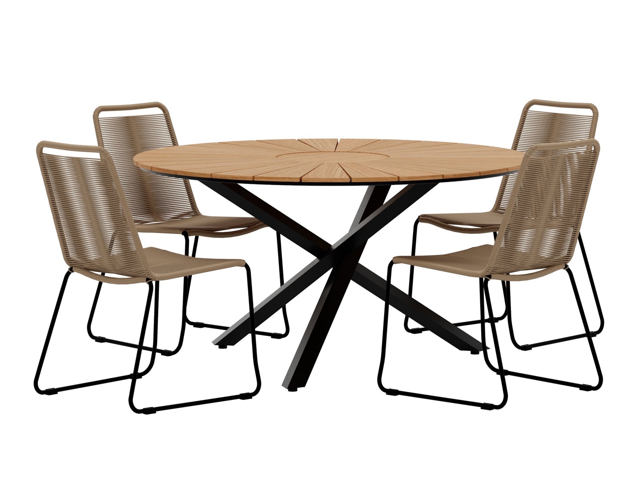 Table and chairs set Dallas 5313